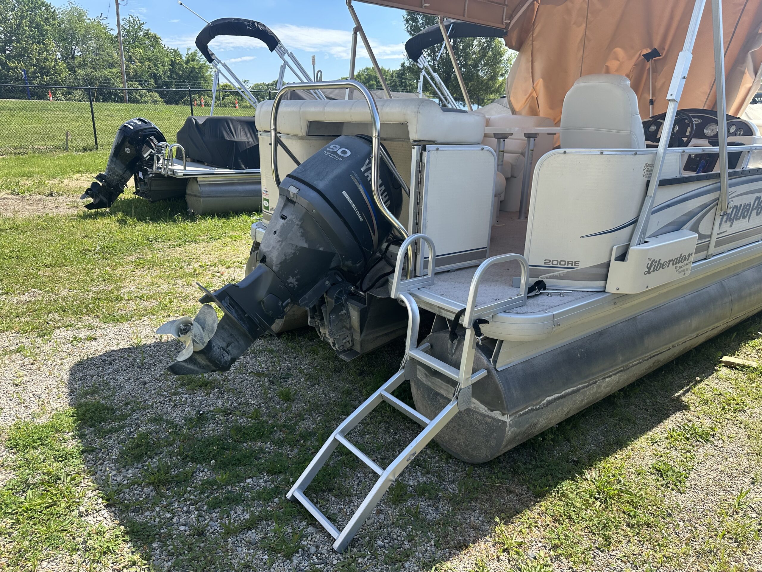 2006 Aqua Patio 20' Yamaha 90hp  Sea Legs and Liberator Bimini