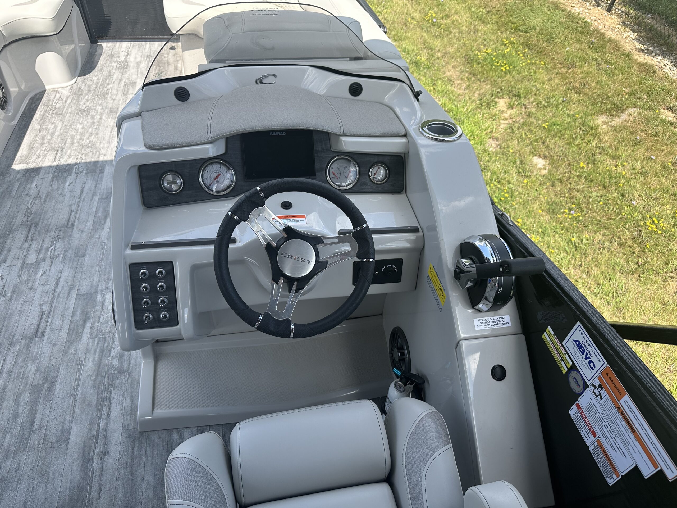 2022 Crest Caribbean LX 230 SLRC Tri Toon 300hp Mercury