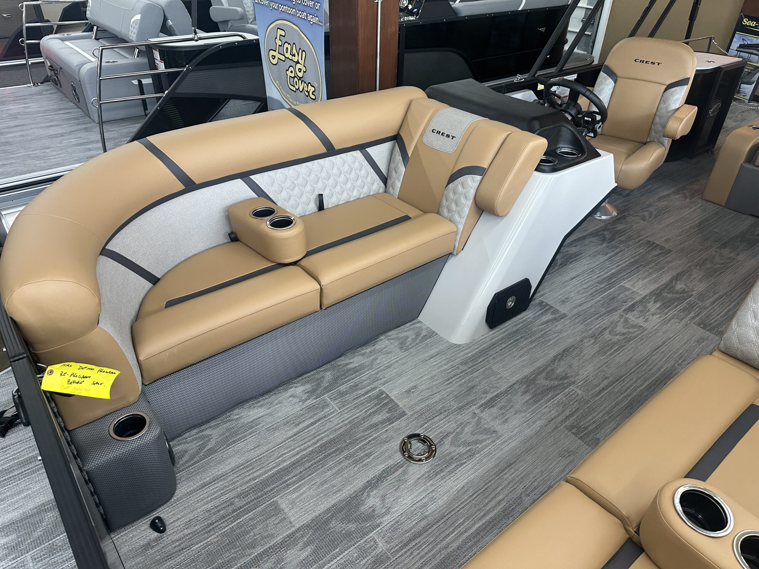 2025 Crest Classic 220 SLS  115hp Mercury Easy Cover