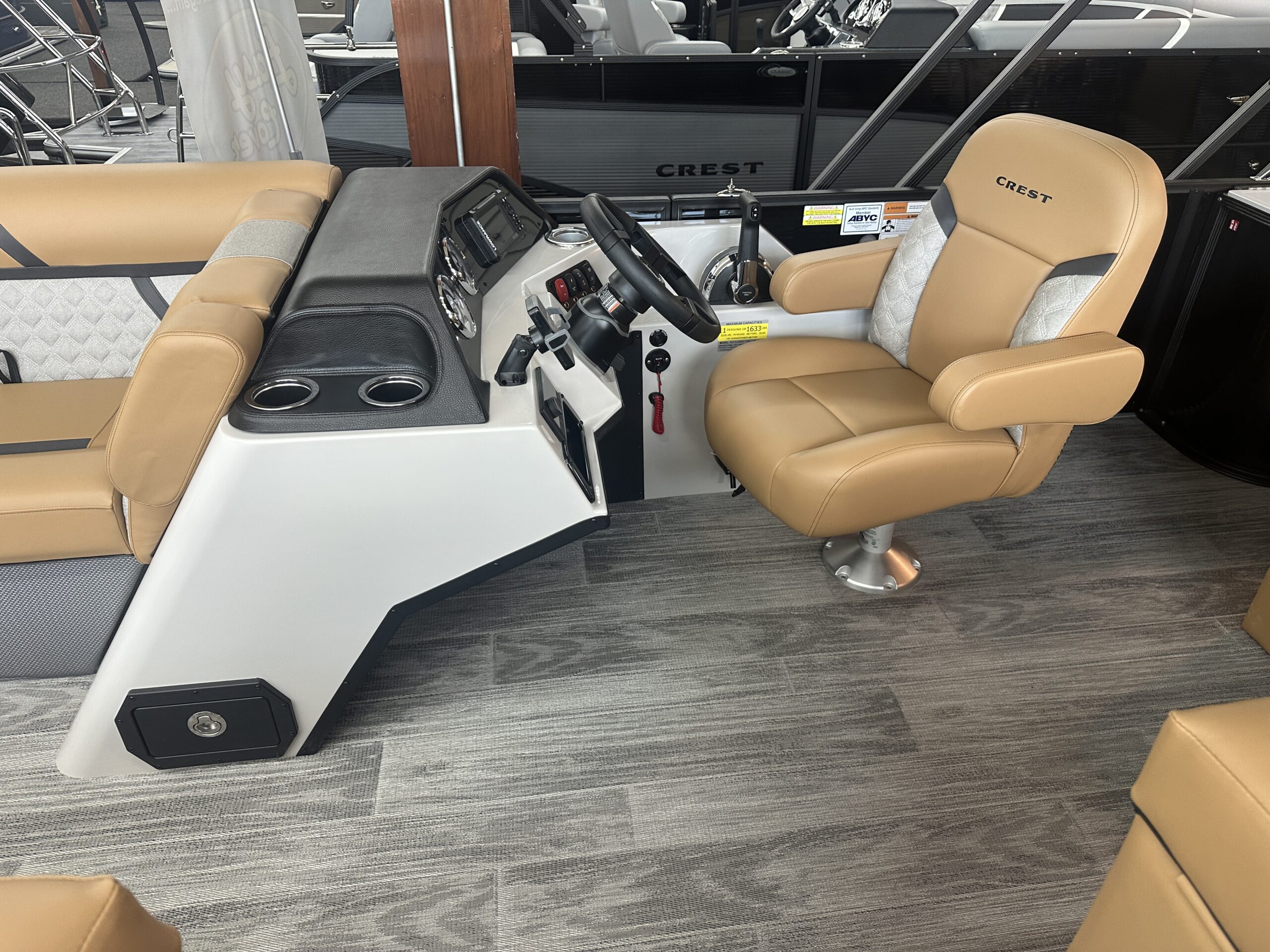 2025 Crest Classic 220 SLS  115hp Mercury Easy Cover