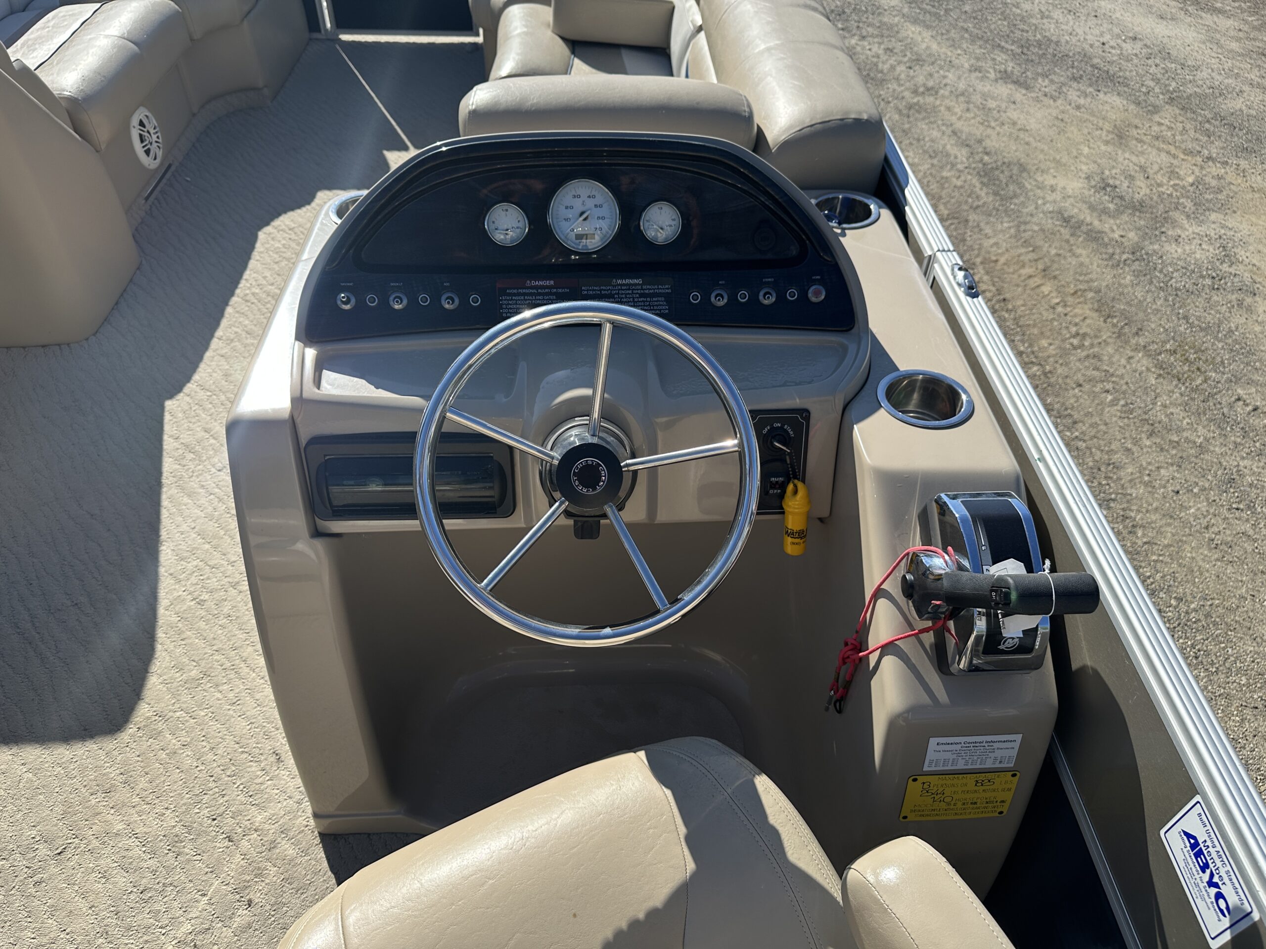 2012 Crest Classic 230  Mercury 50hp 4 stroke