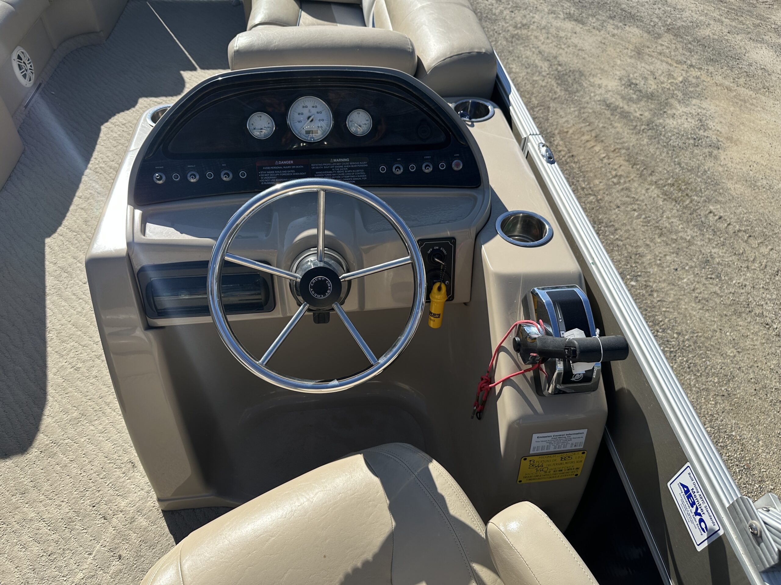 2012 Crest Classic 230  Mercury 50hp 4 stroke