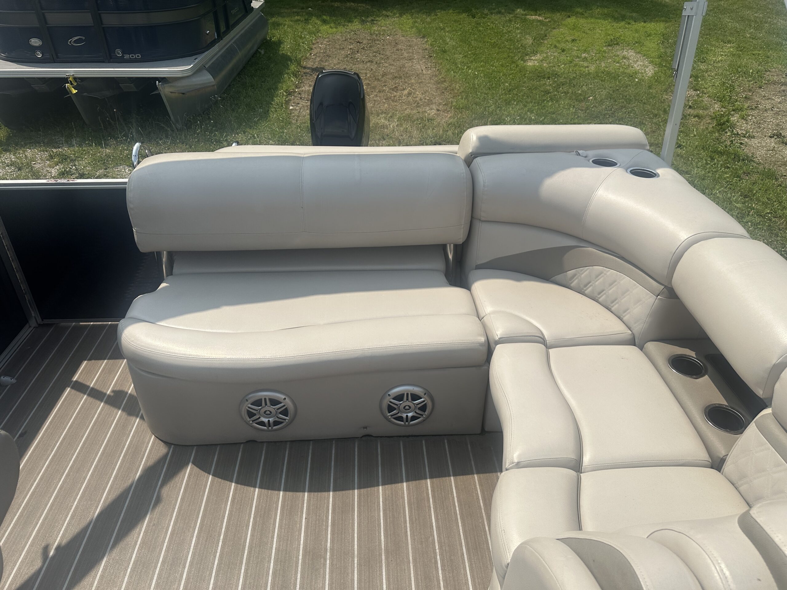 2017 Harris Sunliner SL  Mercury 50hp Command Thrust