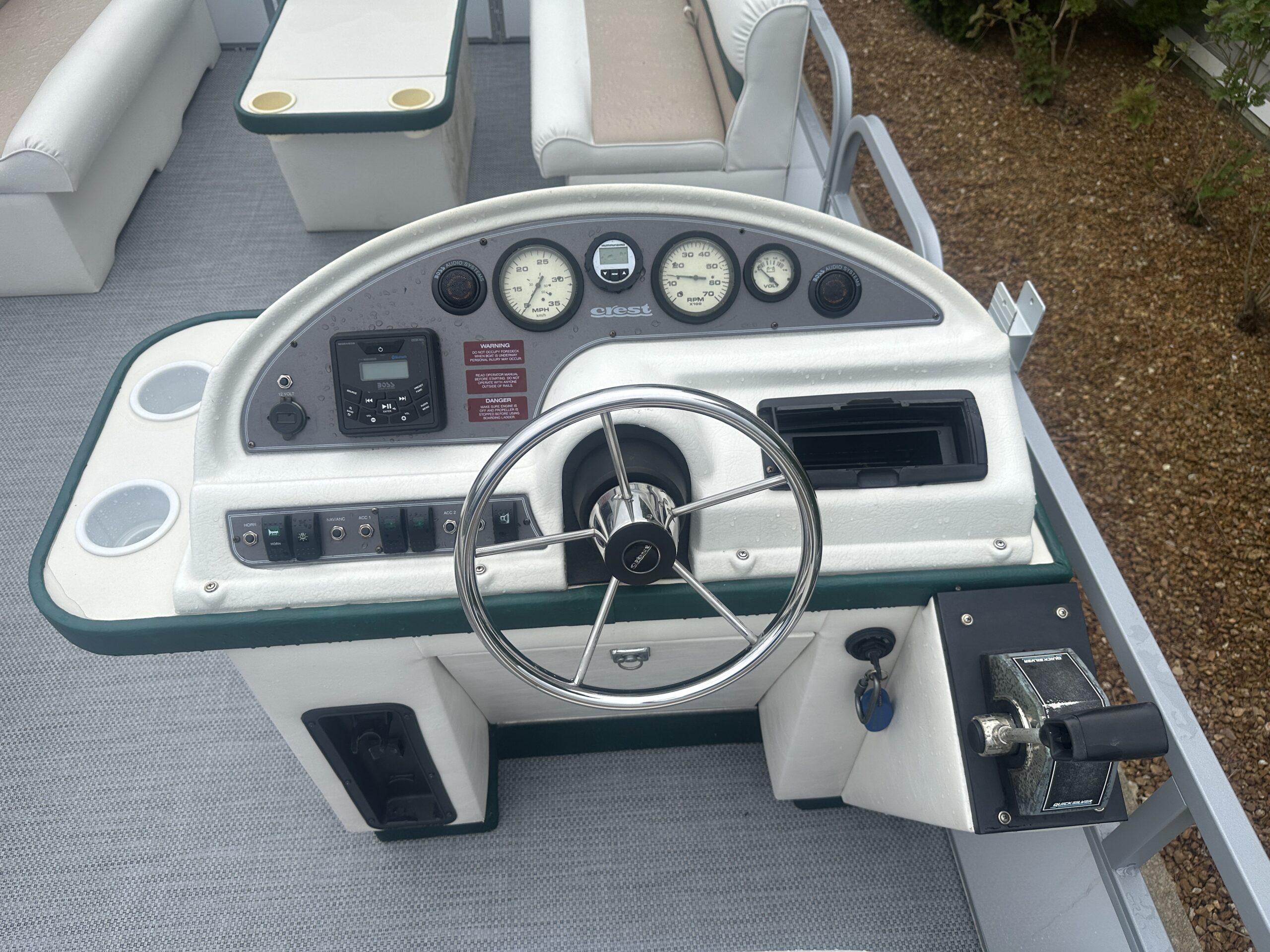 1998 Crest II 20'  2008 Mercury 90hp