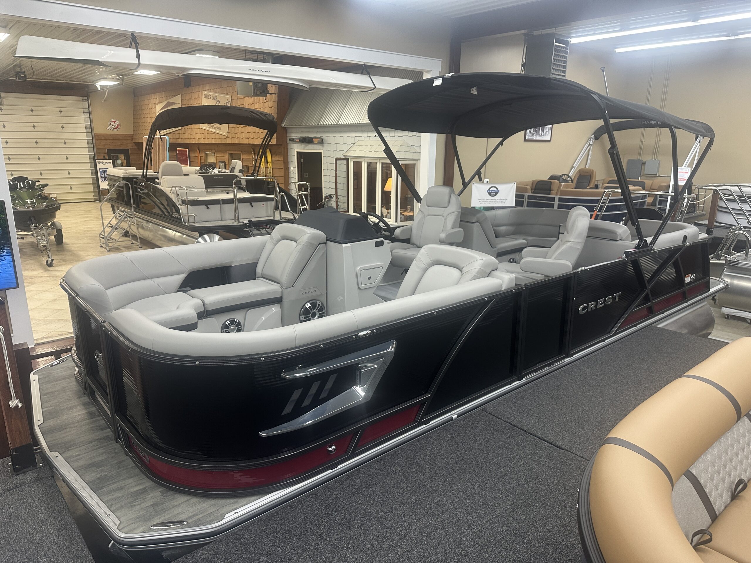 2024 Caribbean LX 230 SLC Tri Toon 225hp Mercury