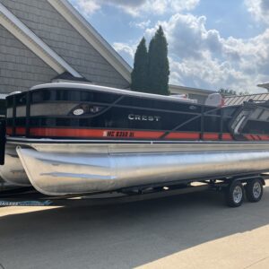 2020 Crest Caribbean RS 250 with 250hp Mercury and Trailer
