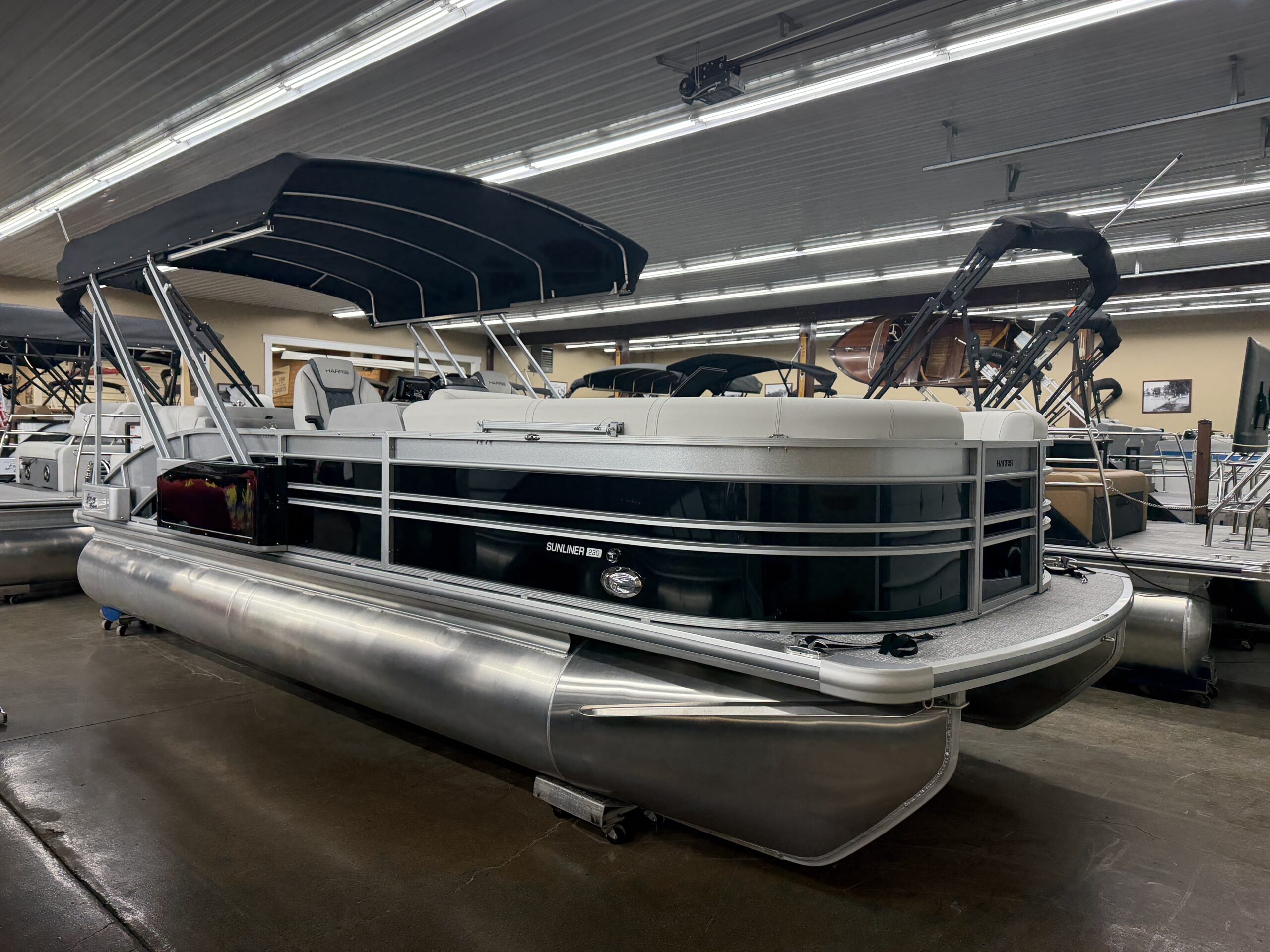 2025 Harris Sunliner 230 CWDH Mercury 115hp Easy Cover