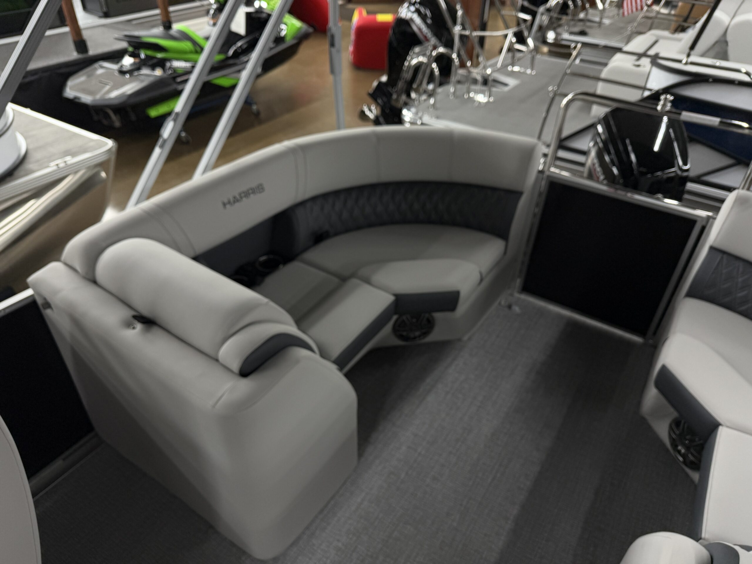 2025 Harris Sunliner 230 CWDH Mercury 115hp Easy Cover