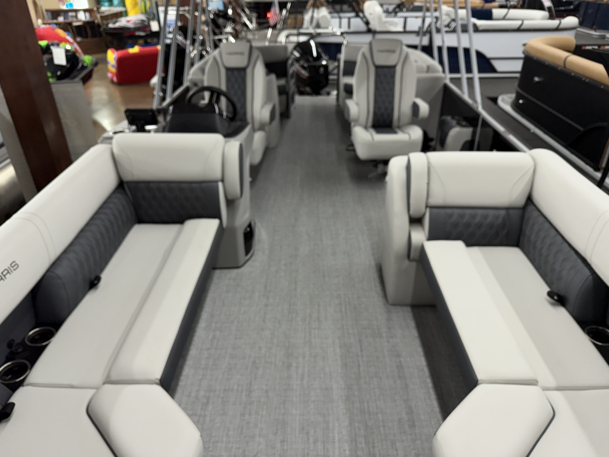 2025 Harris Sunliner 230 CWDH Mercury 115hp Easy Cover