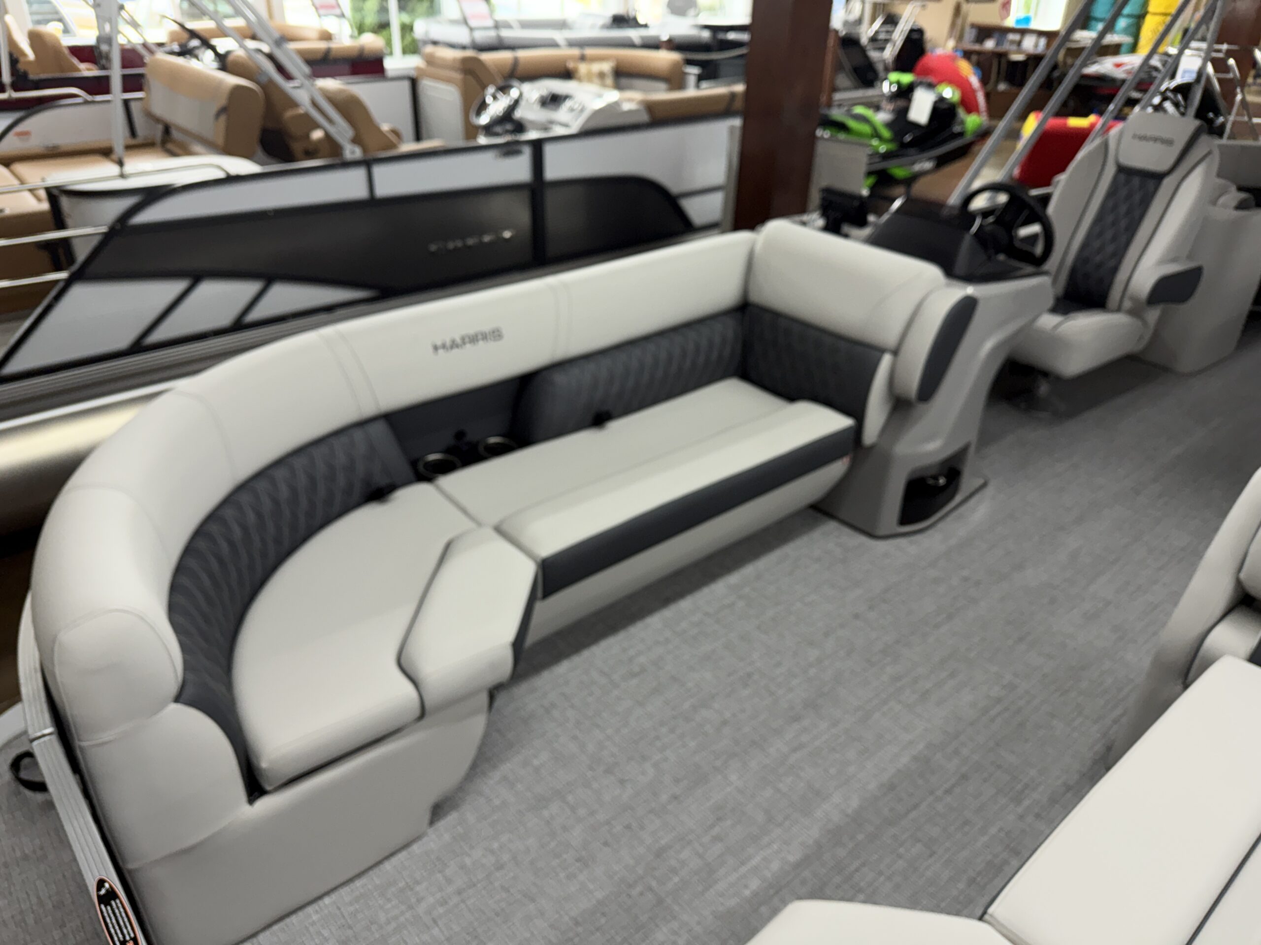 2025 Harris Sunliner 230 CWDH Mercury 115hp Easy Cover