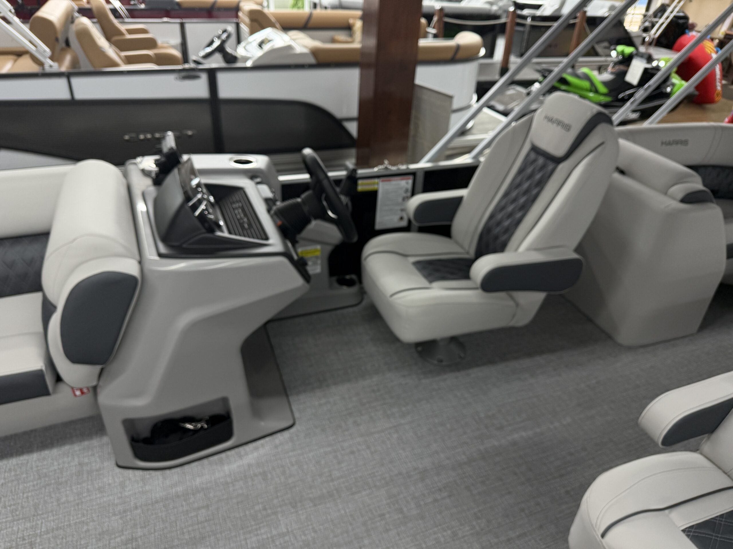 2025 Harris Sunliner 230 CWDH Mercury 115hp Easy Cover