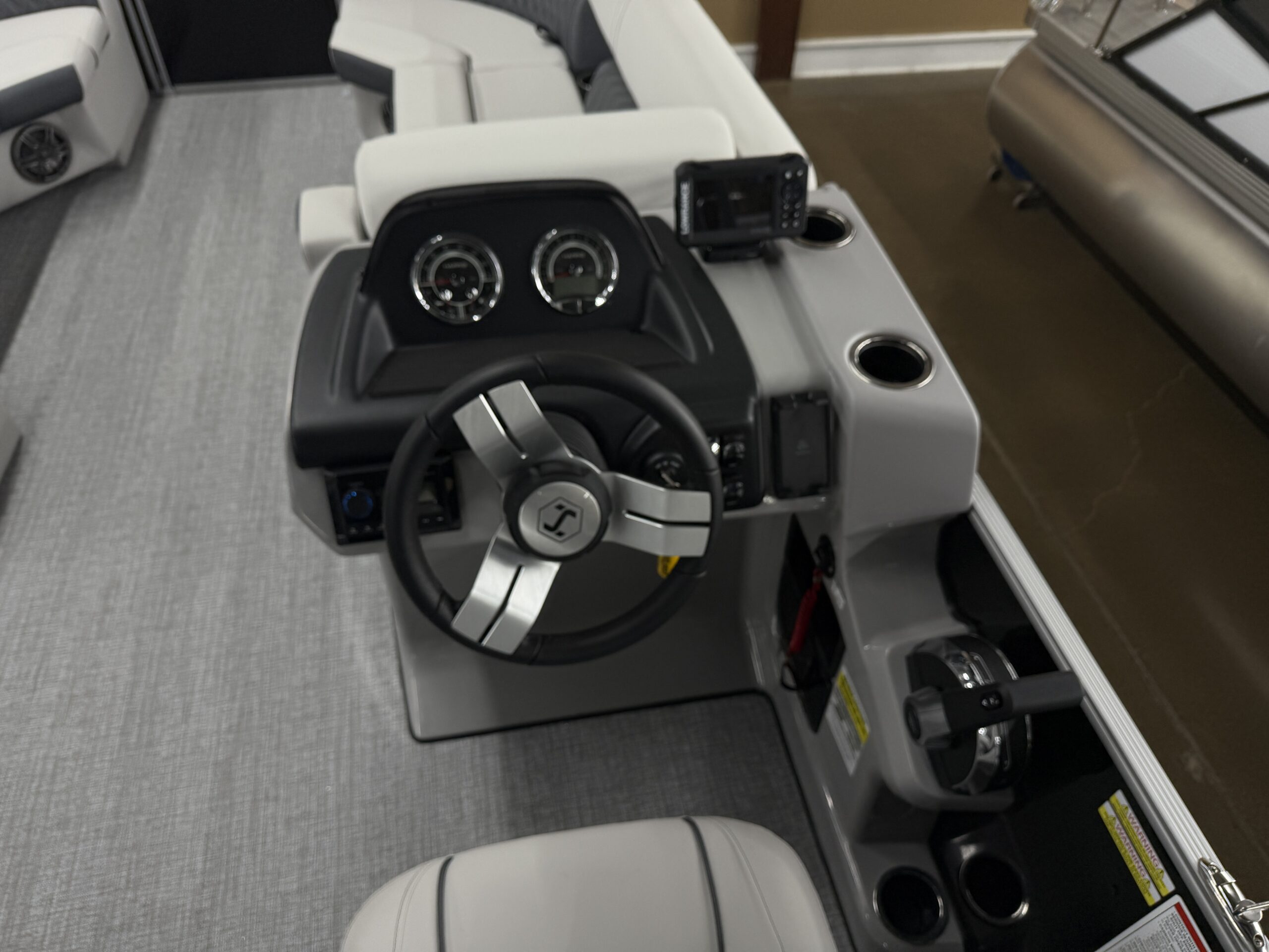 2025 Harris Sunliner 230 CWDH Mercury 115hp Easy Cover