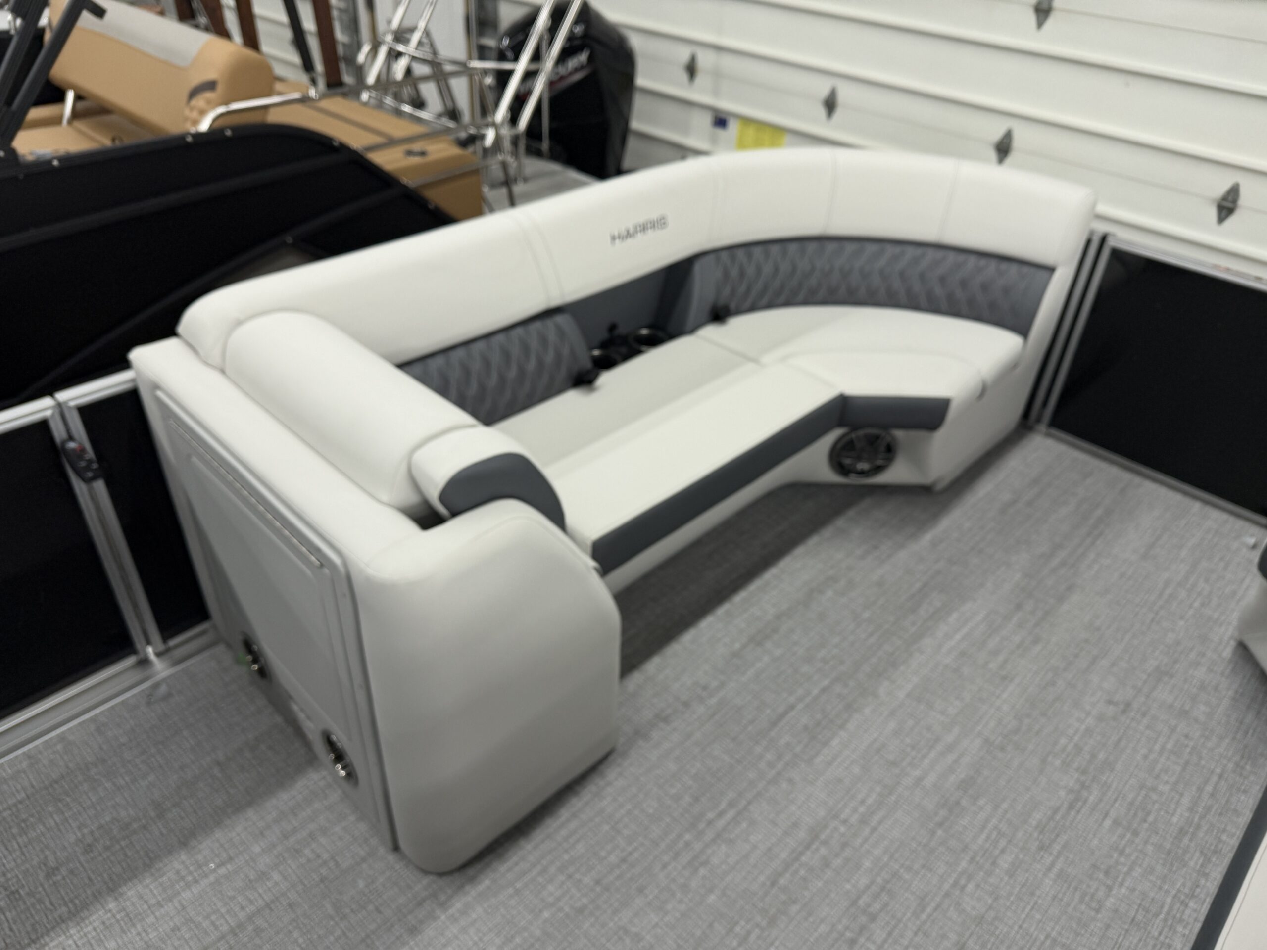 2025 Harris Sunliner 230 CWDH Mercury 115hp Easy Cover