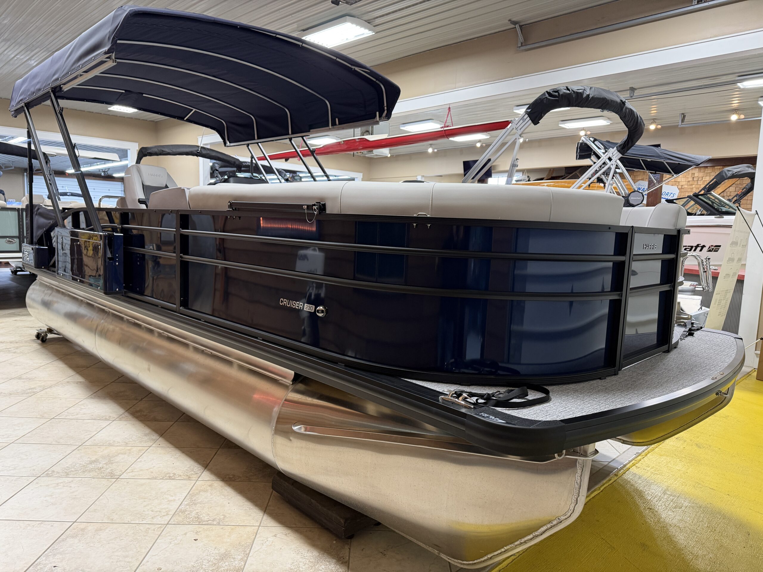 2026 Harris Cruiser SLDH  Mercury 115hp  Easy Cover