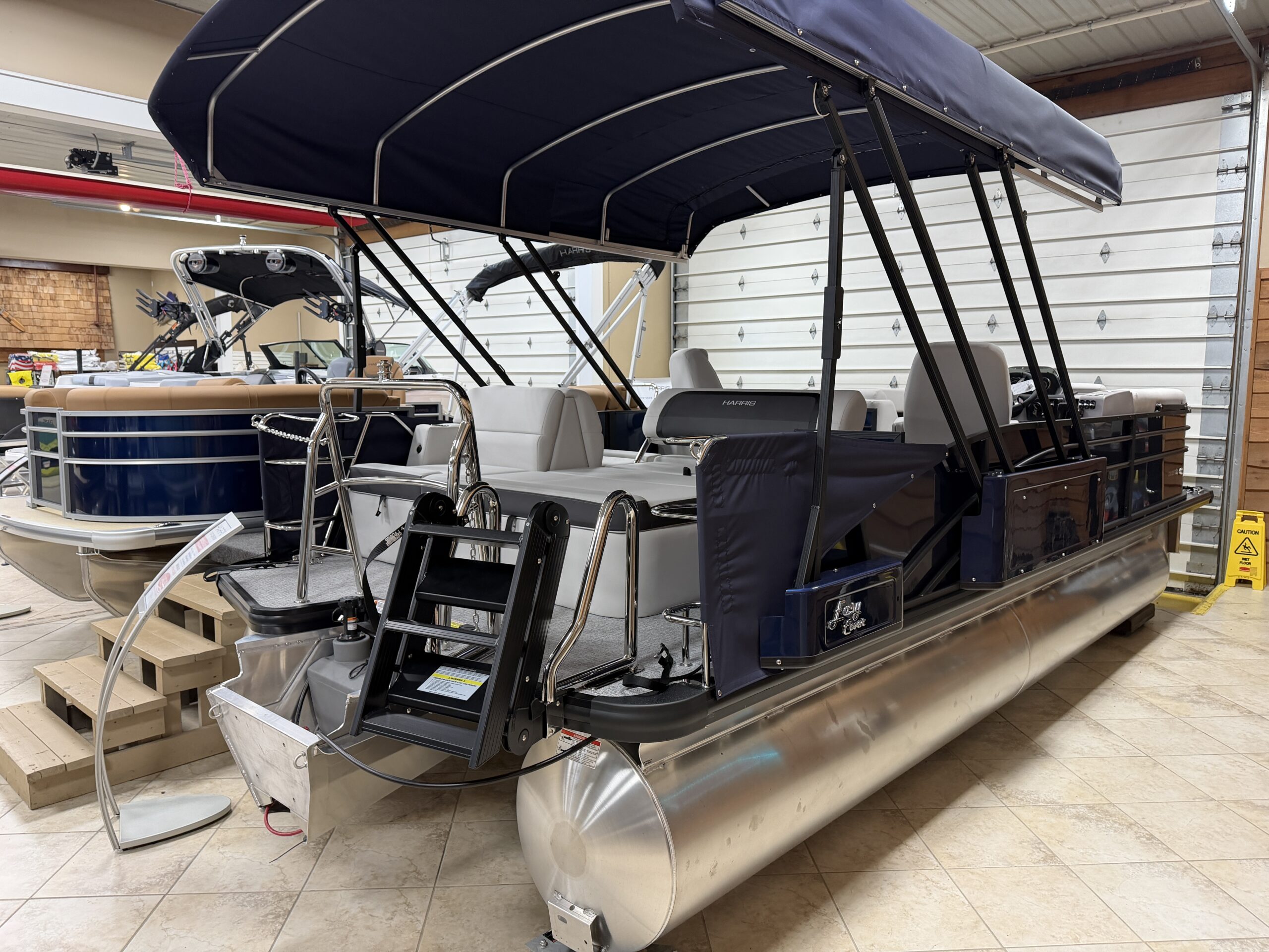 2026 Harris Cruiser SLDH  Mercury 115hp  Easy Cover