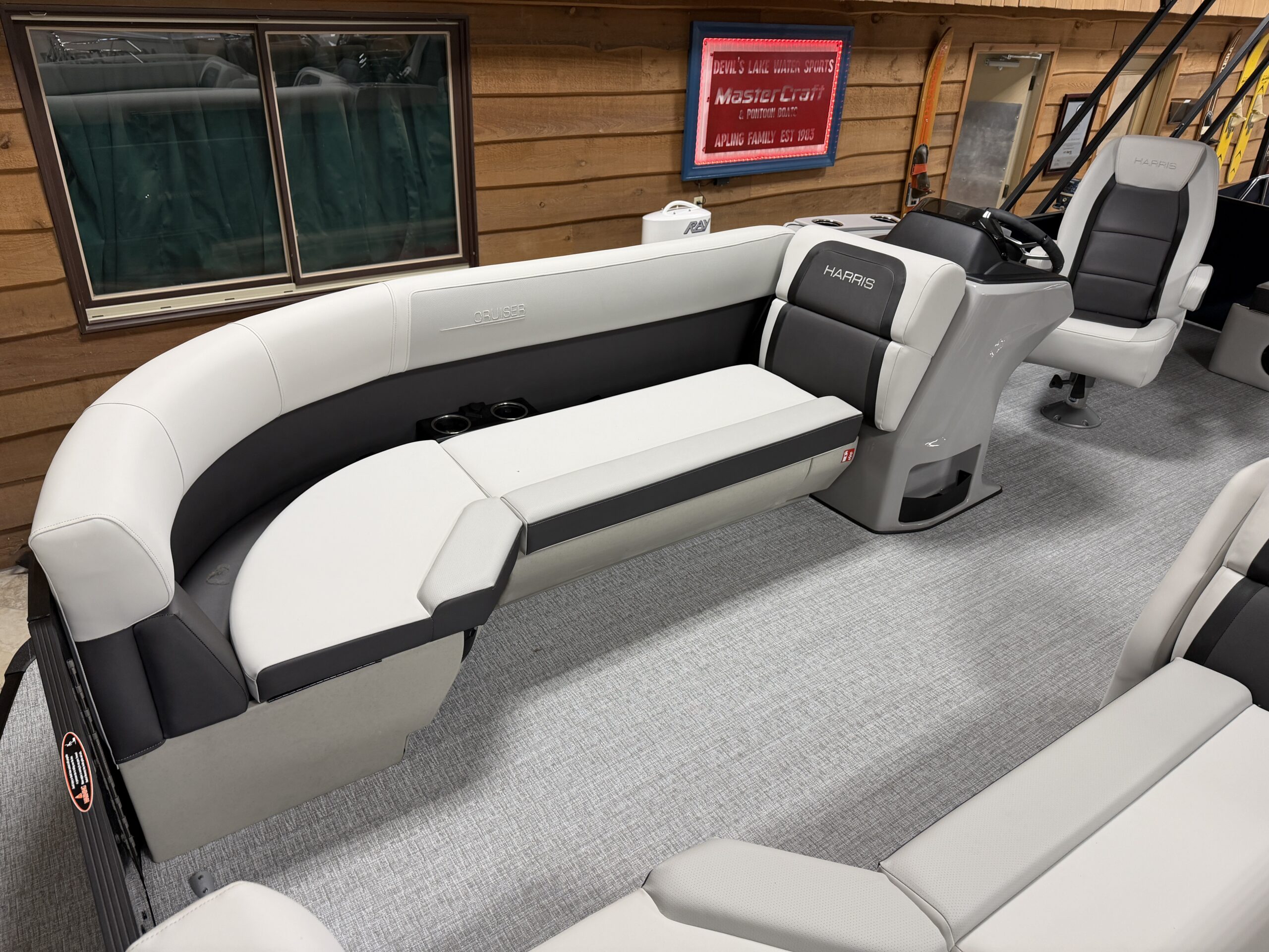 2026 Harris Cruiser SLDH  Mercury 115hp  Easy Cover