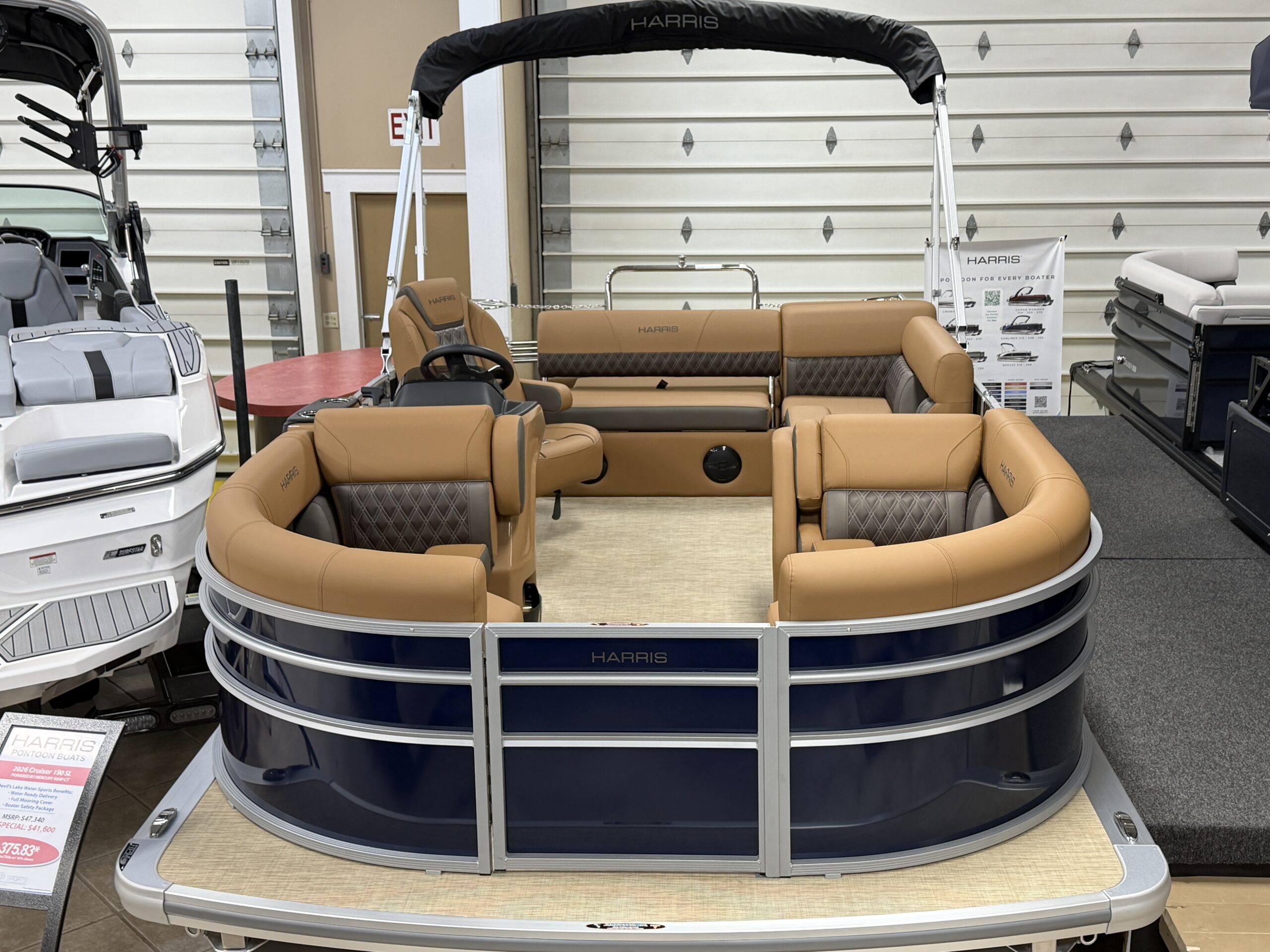 2026 Harris Cruiser 190 SL Mercury 60hp