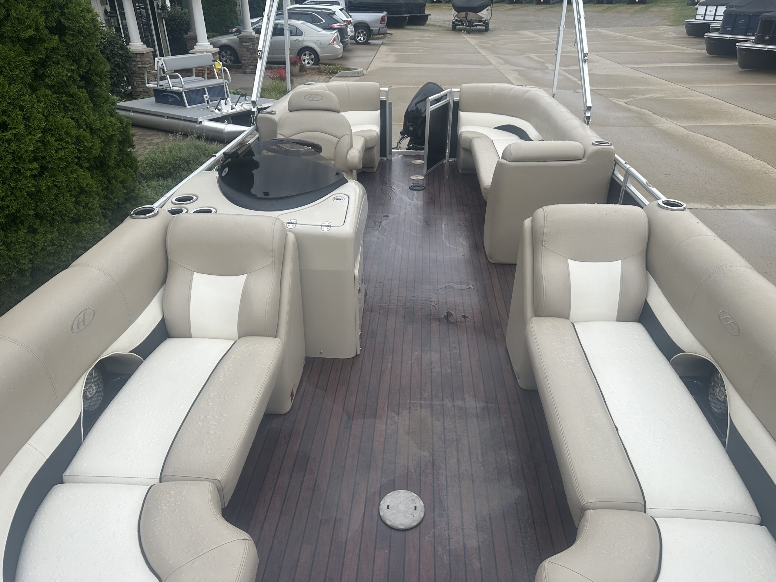 2013 Harris Solstice 220 CW Mercury 60hp EFI 4 stroke