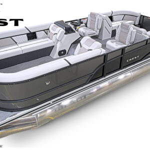 2026 Crest Conquest 250 SLC Tri Toon Mercury 200hp