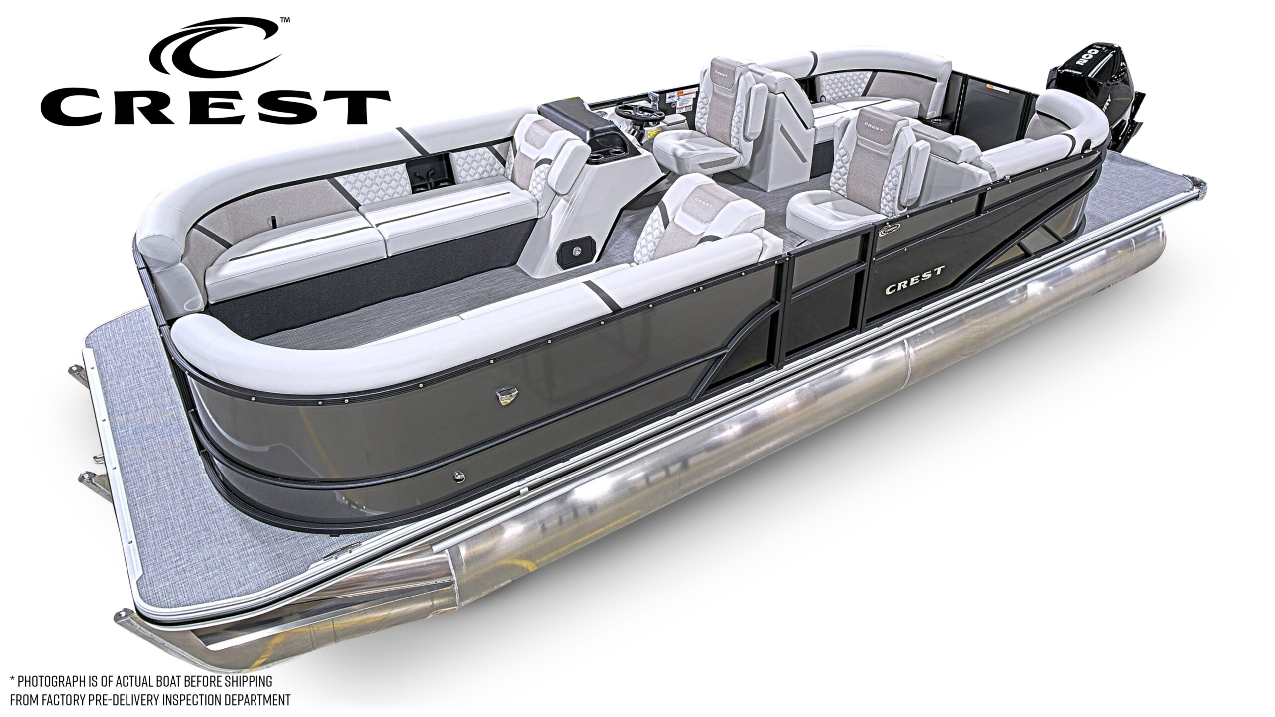 2026 Crest Conquest 250 SLC Tri Toon Mercury 200hp