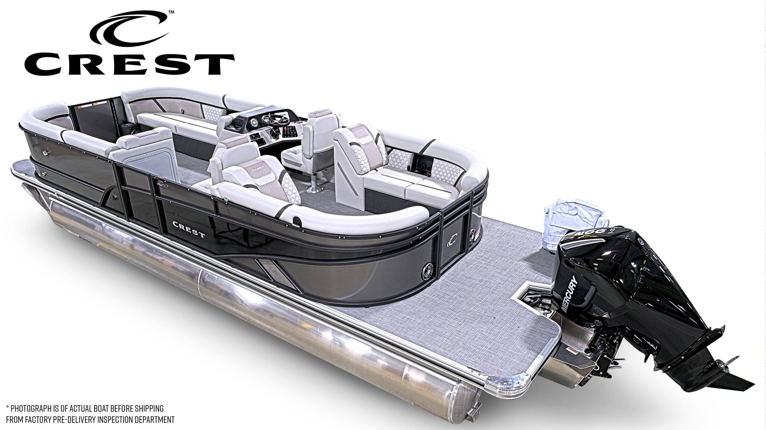 2026 Crest Conquest 250 SLC Tri Toon Mercury 200hp