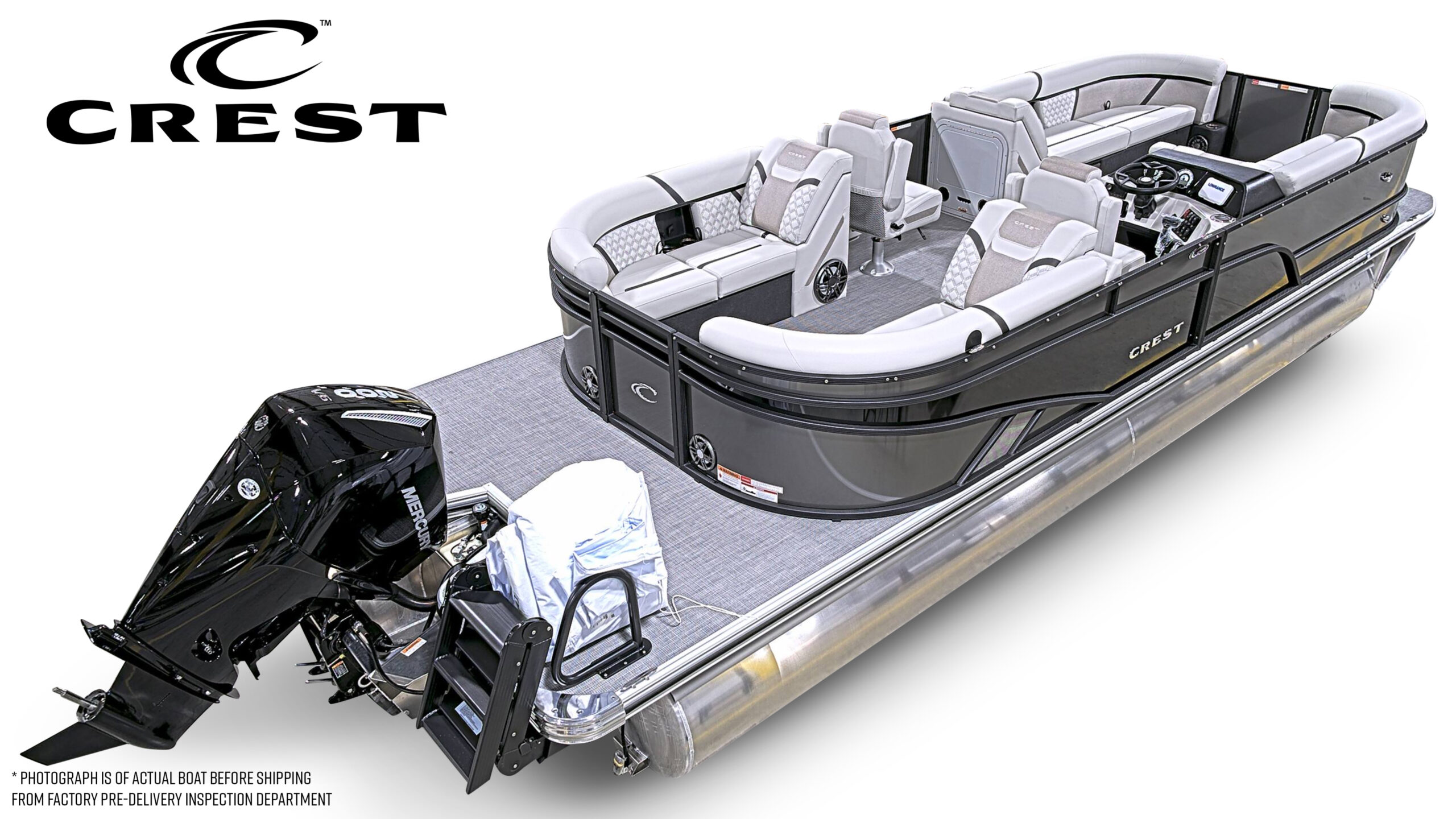 2026 Crest Conquest 250 SLC Tri Toon Mercury 200hp