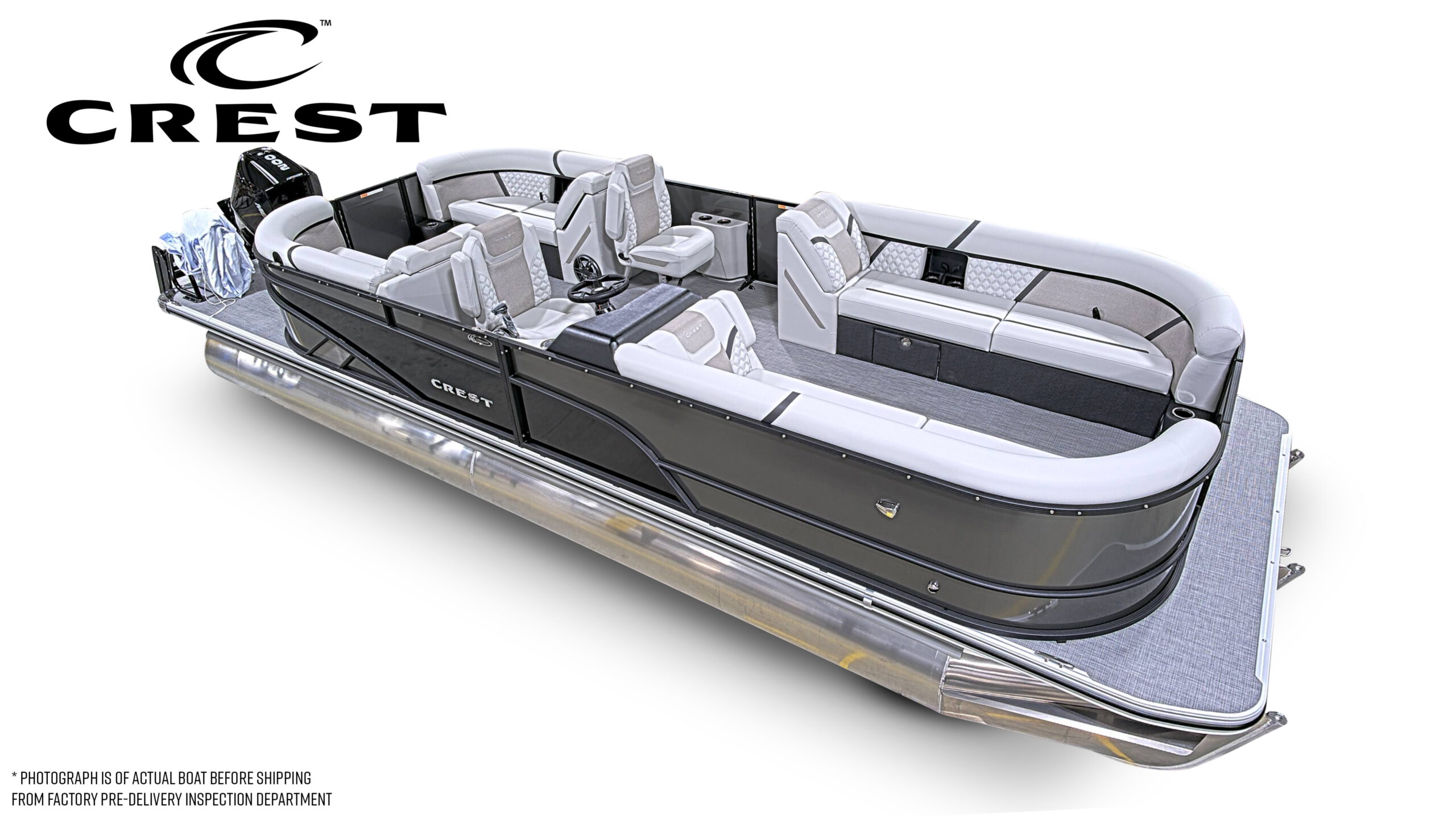 2026 Crest Conquest 250 SLC Tri Toon Mercury 200hp