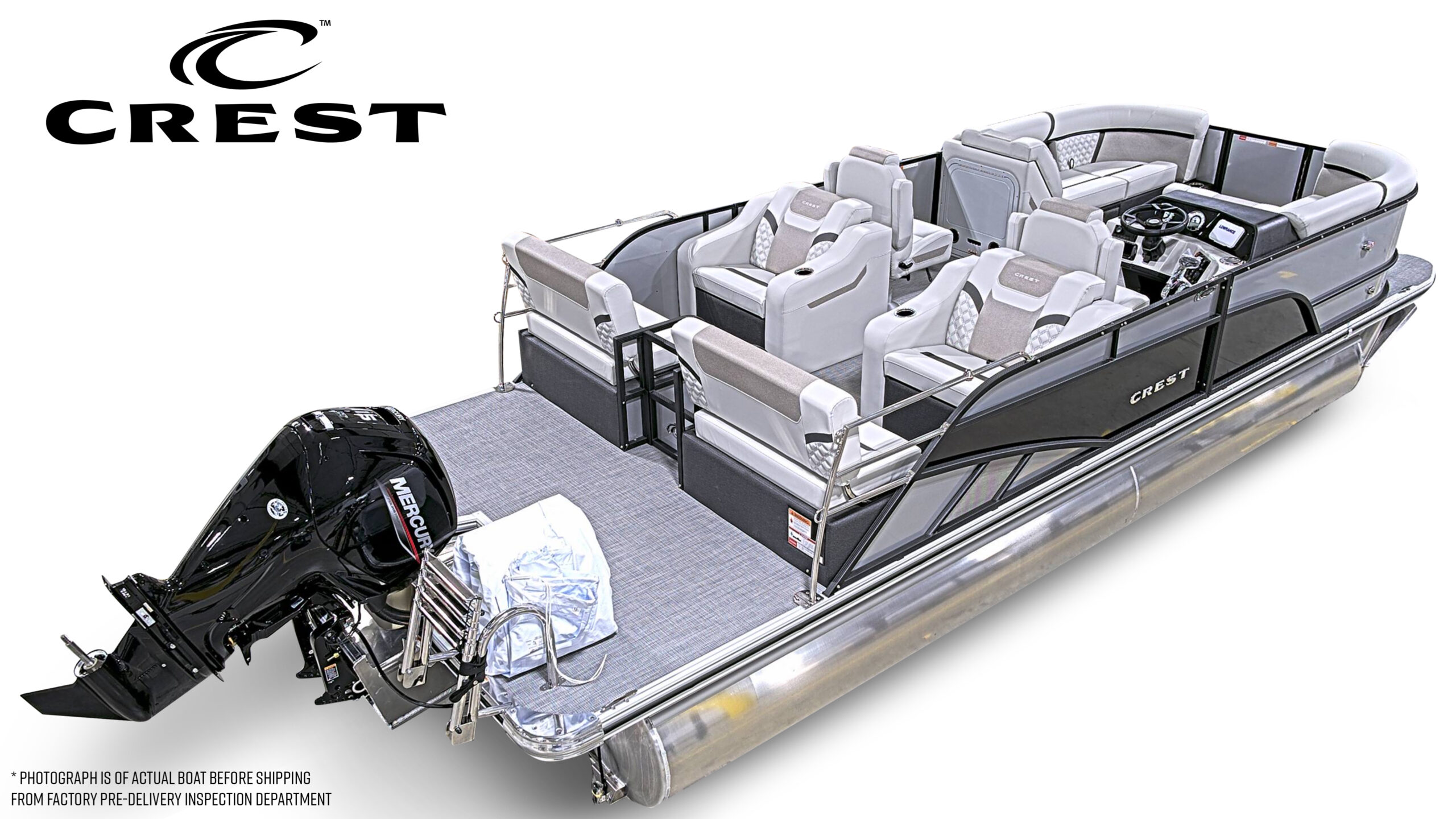 2026 Crest Conquest 230 SLRC Mercury 115hp Command Thrust