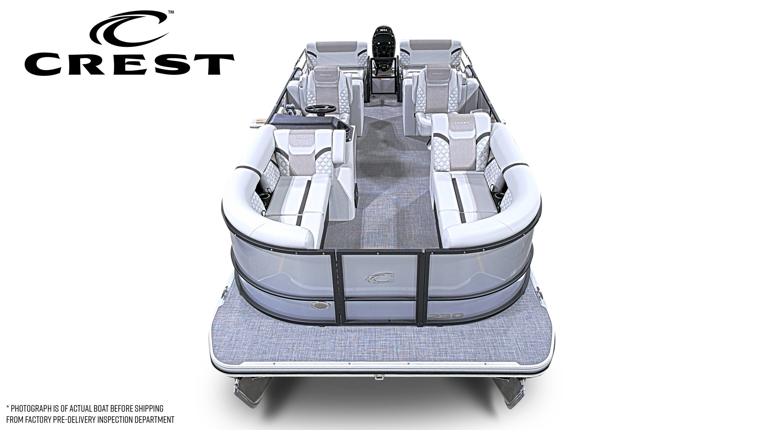 2026 Crest Conquest 230 SLRC Mercury 115hp Command Thrust