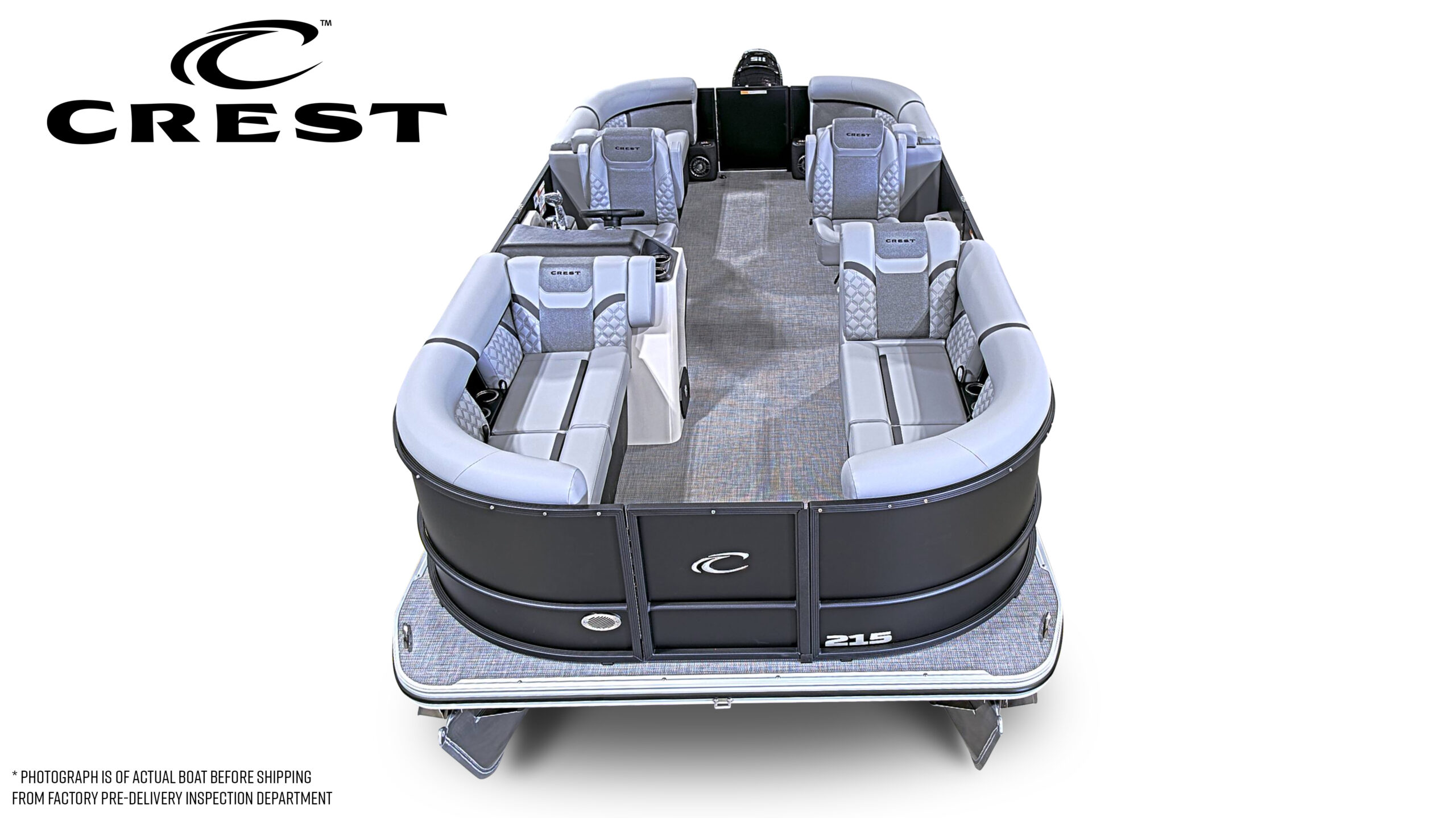 2026 Crest Conquest 215 SLC  Mercury 115hp Command Thrust