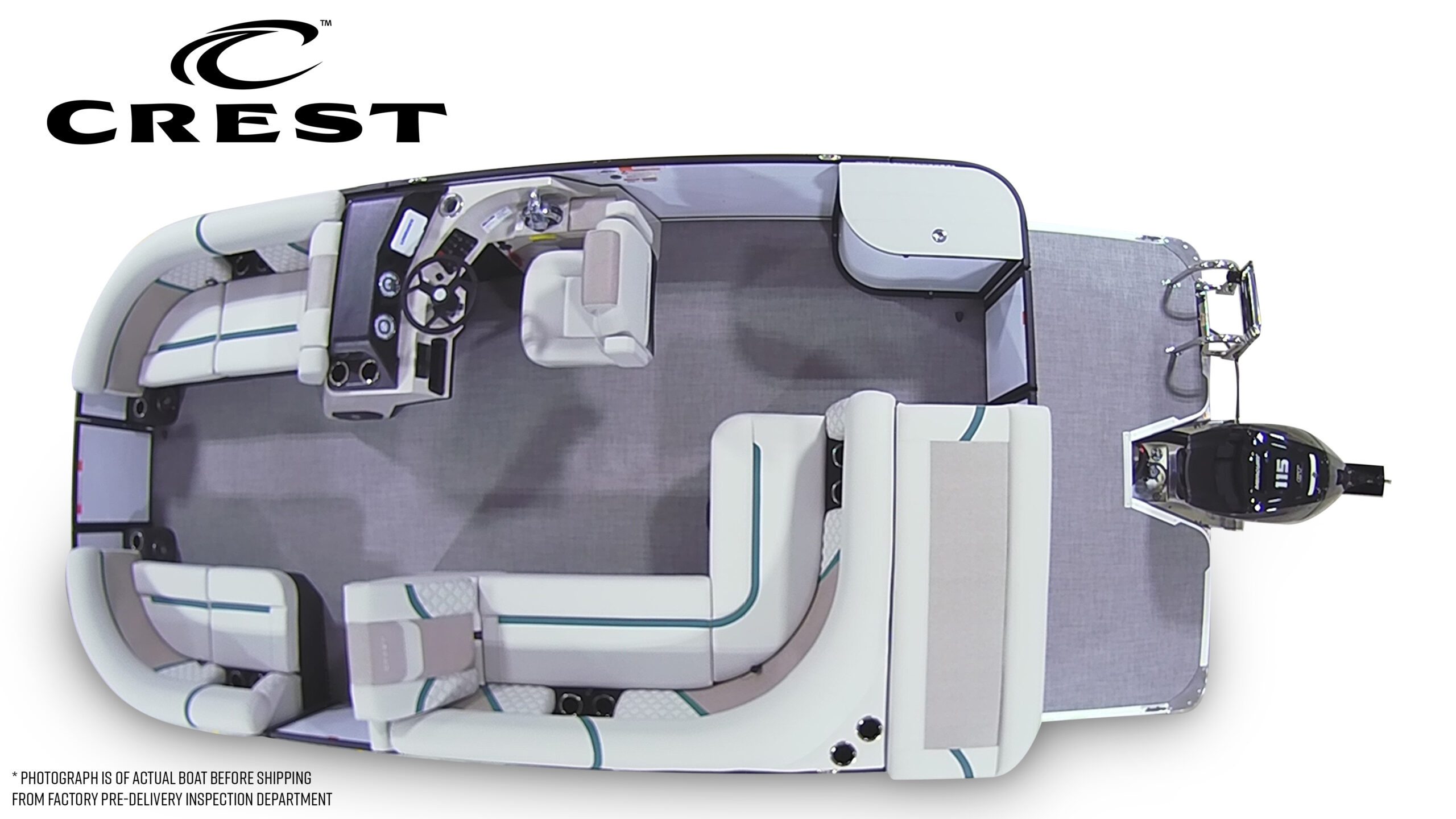 2026 Crest Conquest 210 L -Group  Mercury 115hp Command Thrust