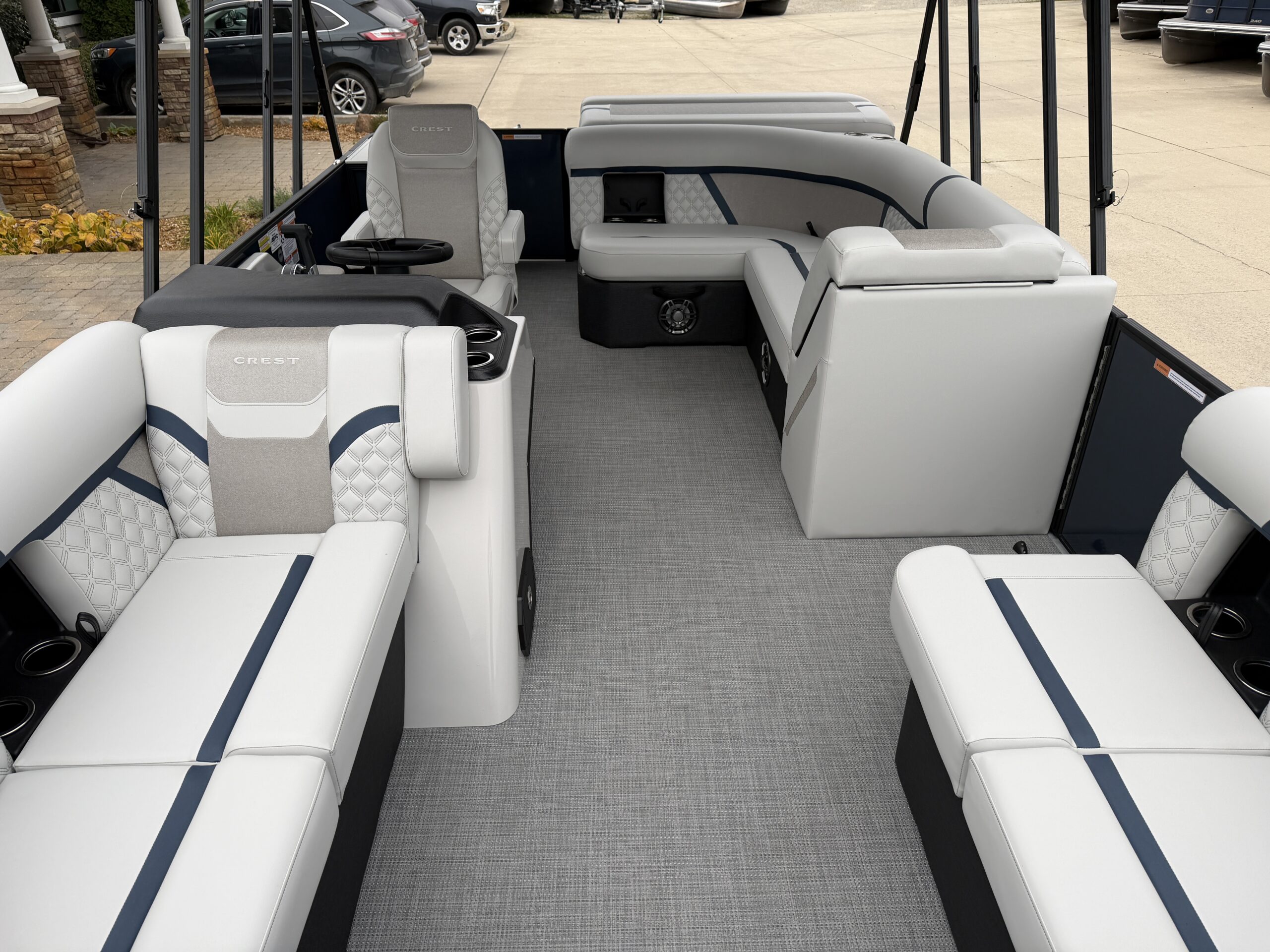 2026 Crest Conquest 210 L-Group  Mercury 50hp CT  Easy Cover