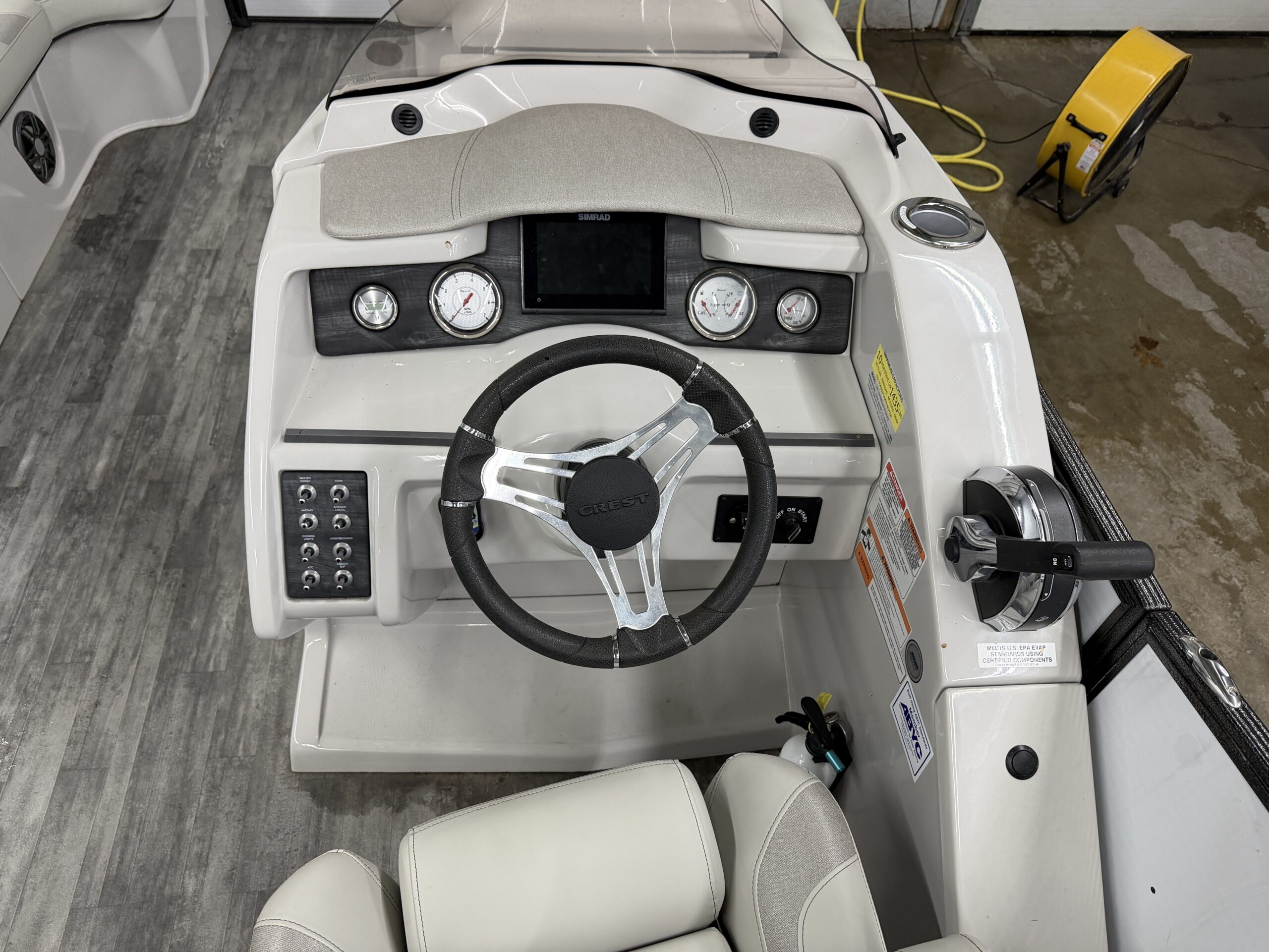 2021 Crest Caribbean LX 230  Mercury 115hp  Sea Legs