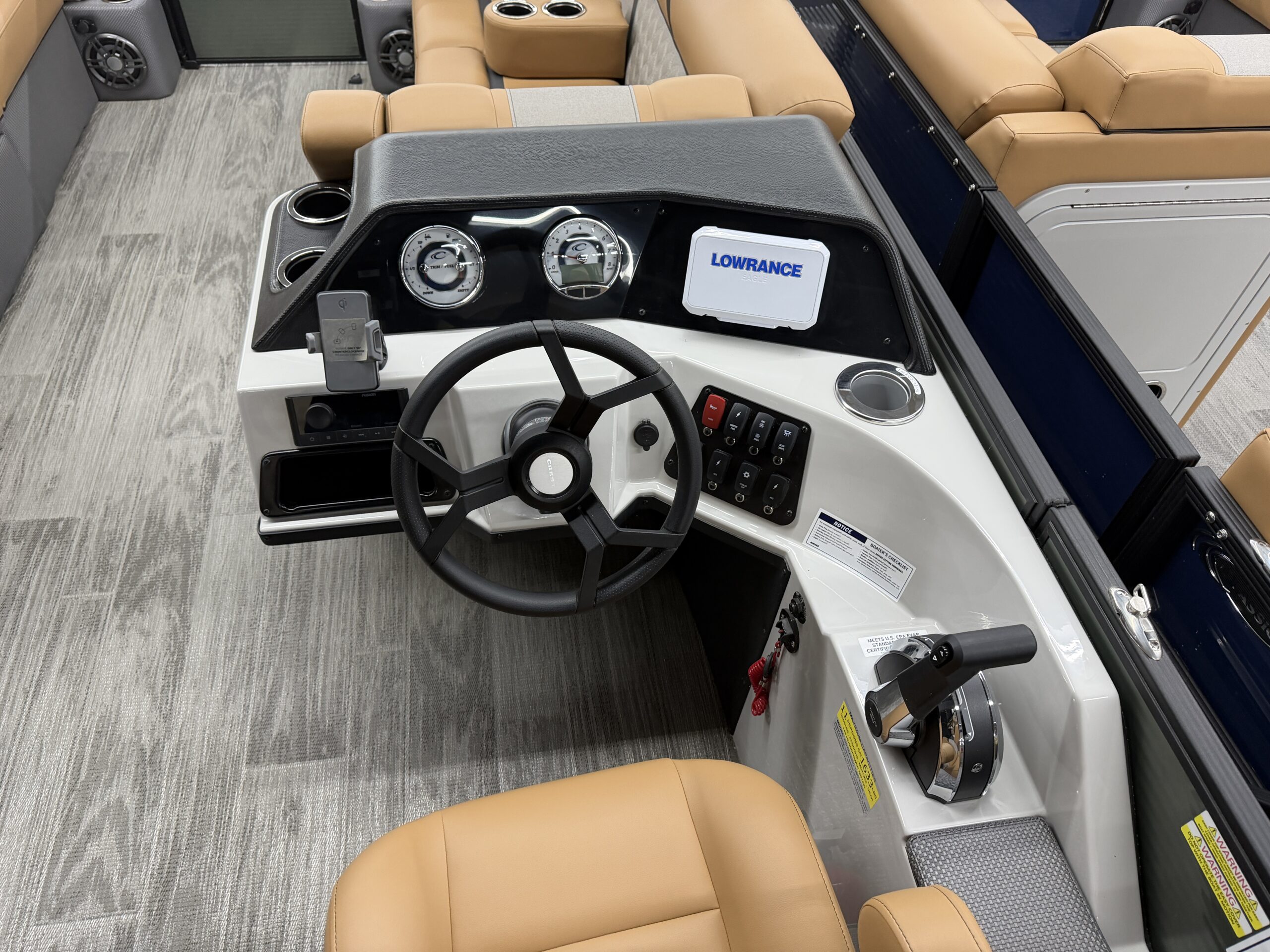 2025 Crest Classic 220 SLC  Mercury 115hp  Easy Cover