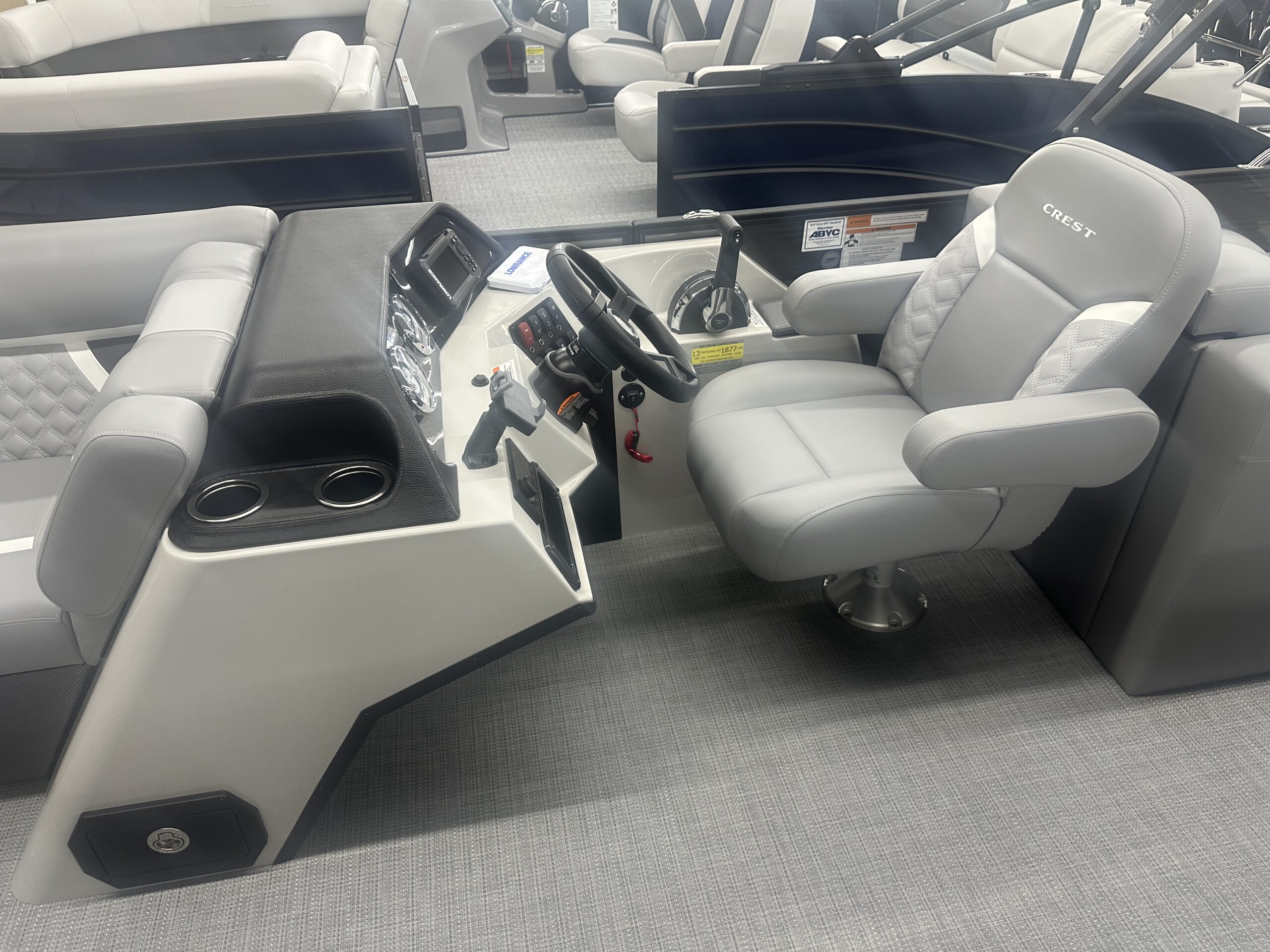 2025 Crest Classic 220 SLRC Tri Toon Mercury 225hp