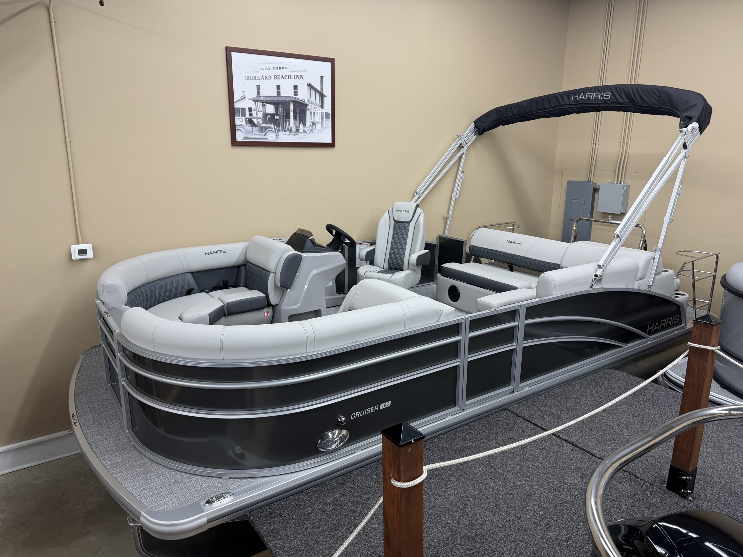 2026 Harris Cruiser 190 SLDH  Mercury 60hp Command Thrust