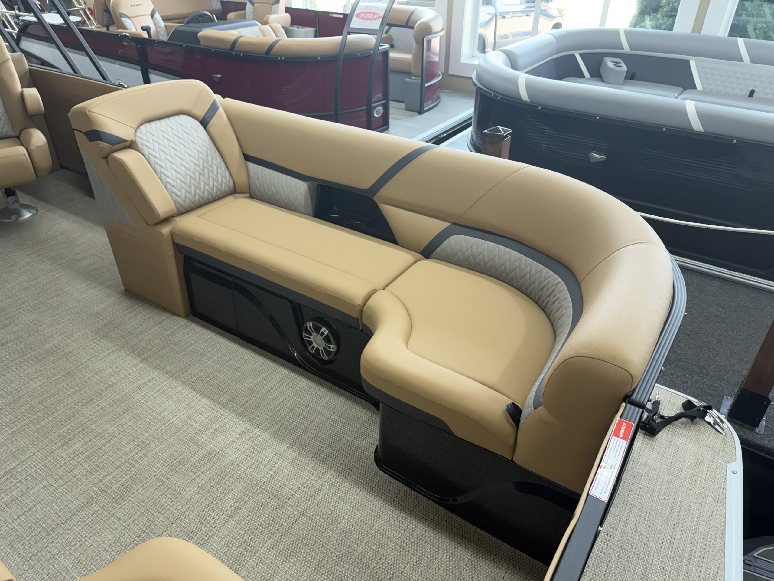 2026 Crest Caribbean 230 SLC Tri Toon  Mercury 300hp Easy Cover