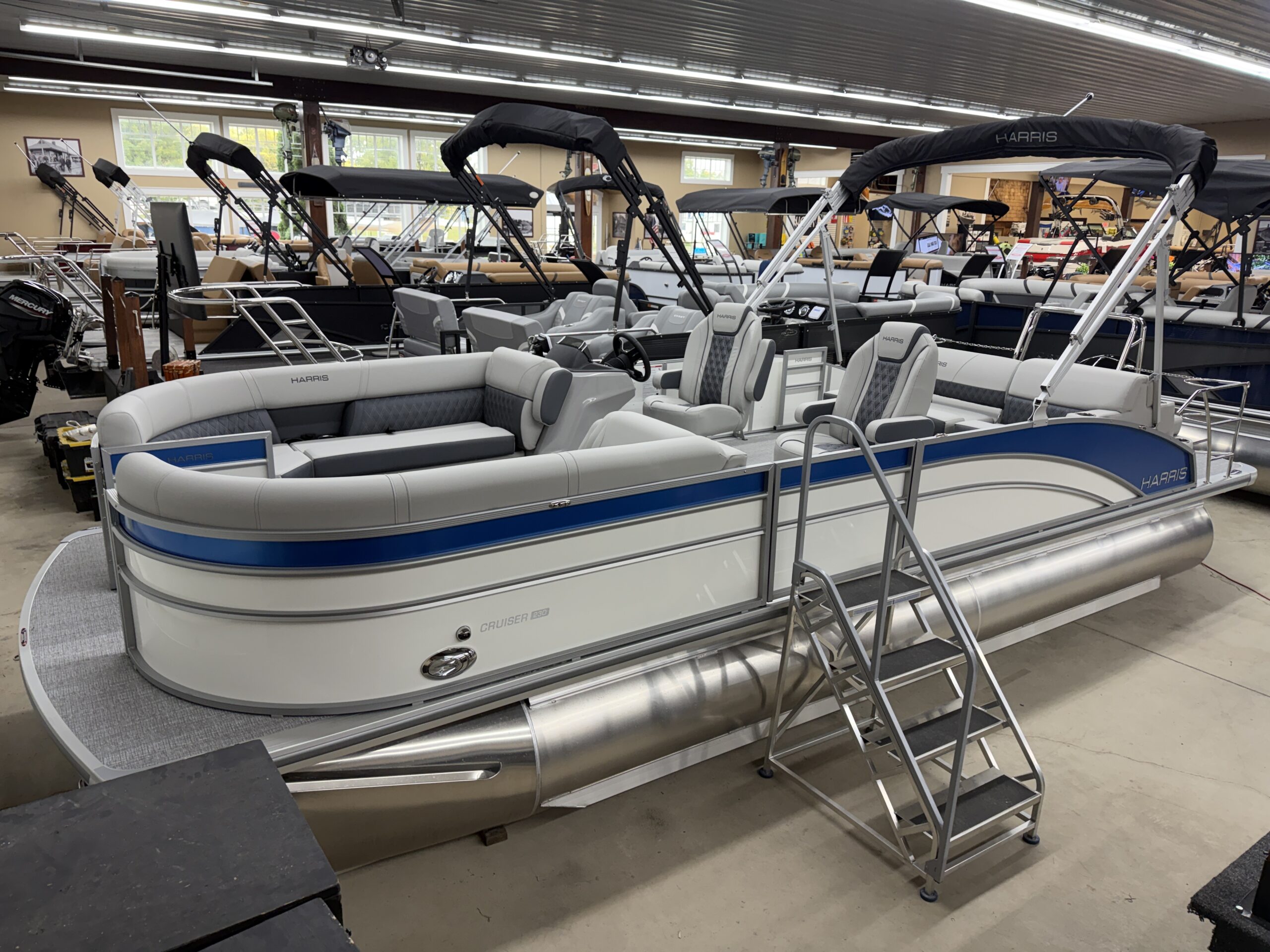 2026 Harris Cruiser 230 SLDH Tri Toon  Mercury150hp