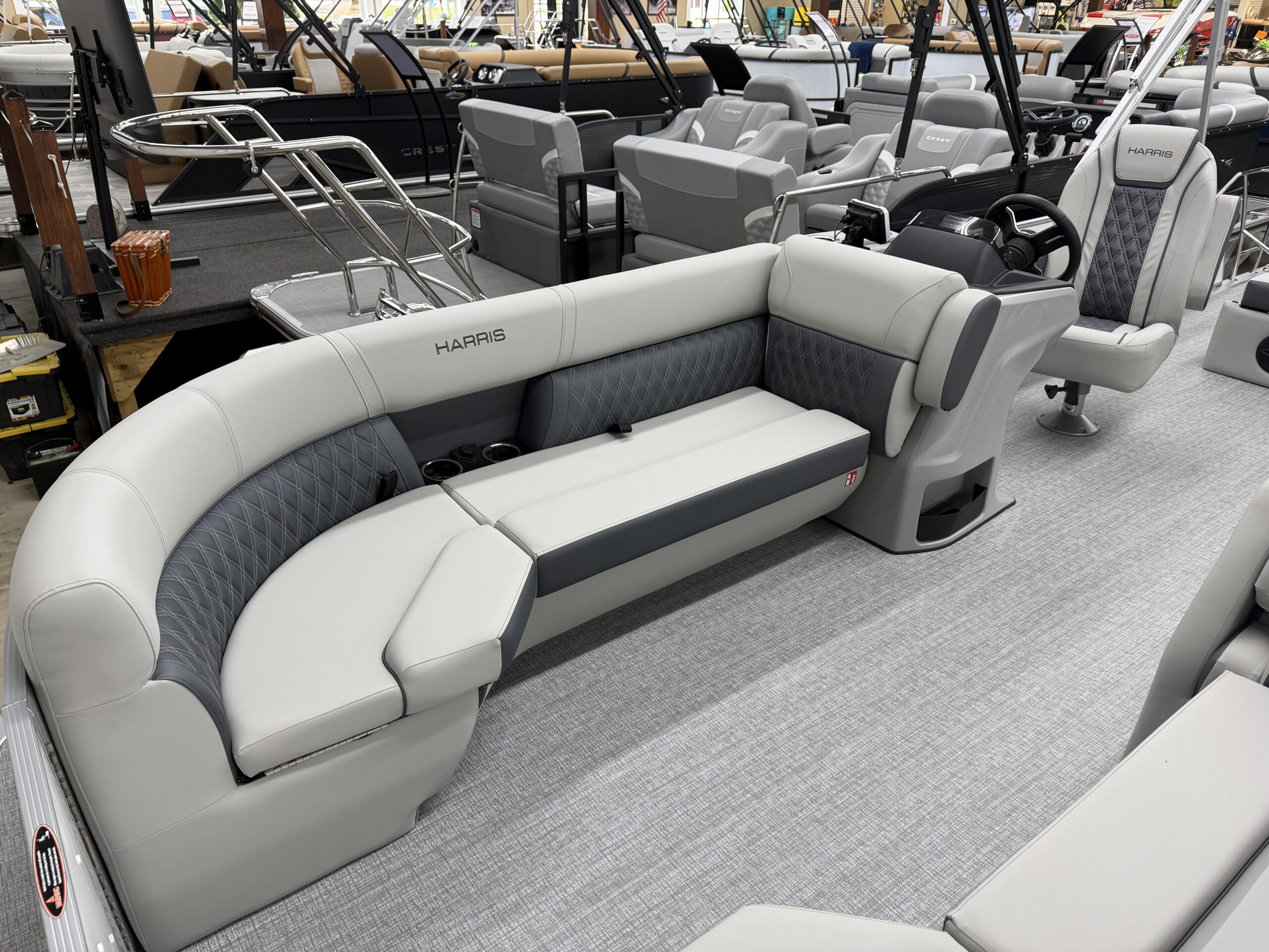 2026 Harris Cruiser 230 SLDH Tri Toon  Mercury150hp