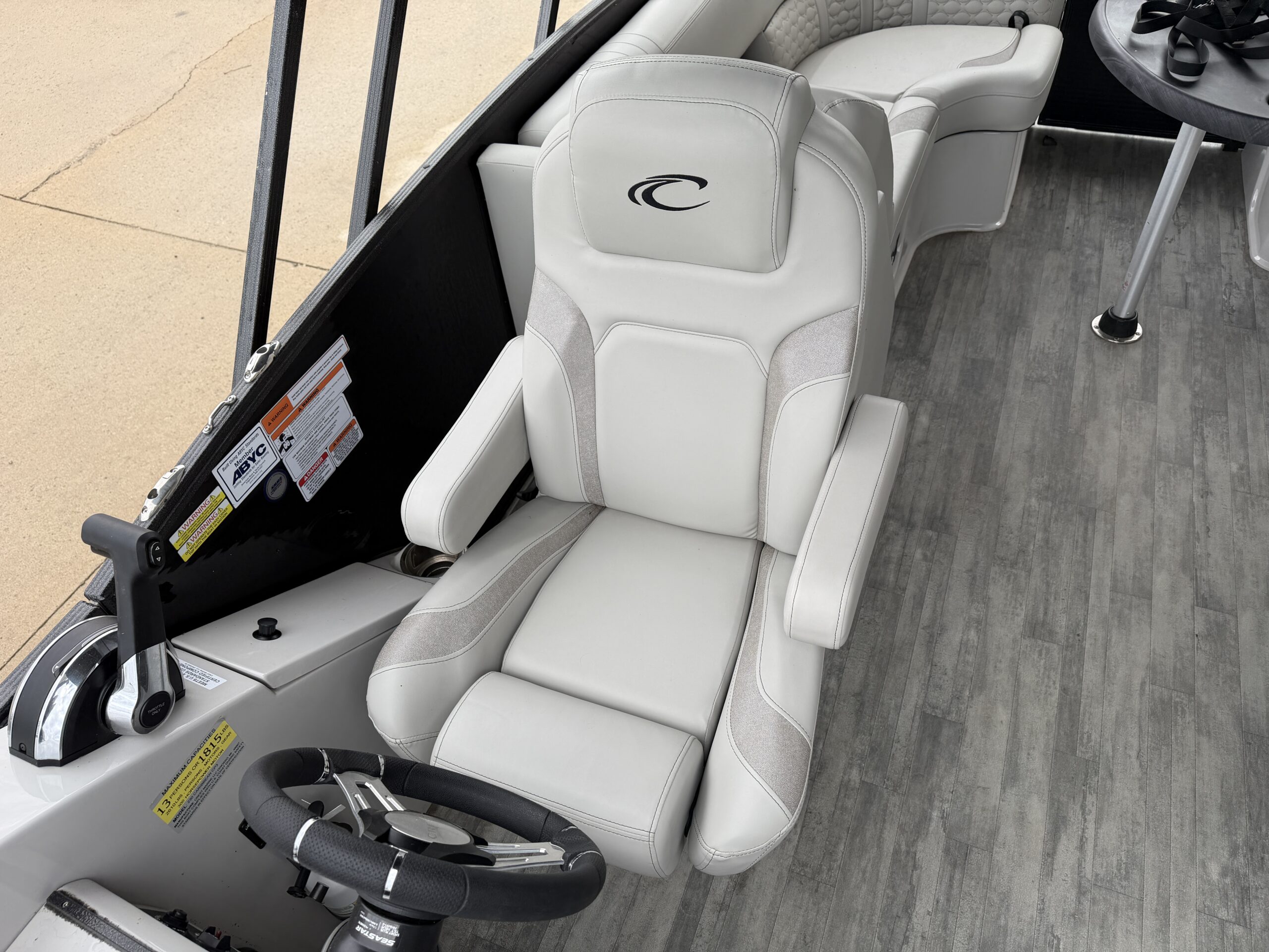 2023 Crest Caribbean 230 SLC Tri Toon 200hp Mercury Easy Cover