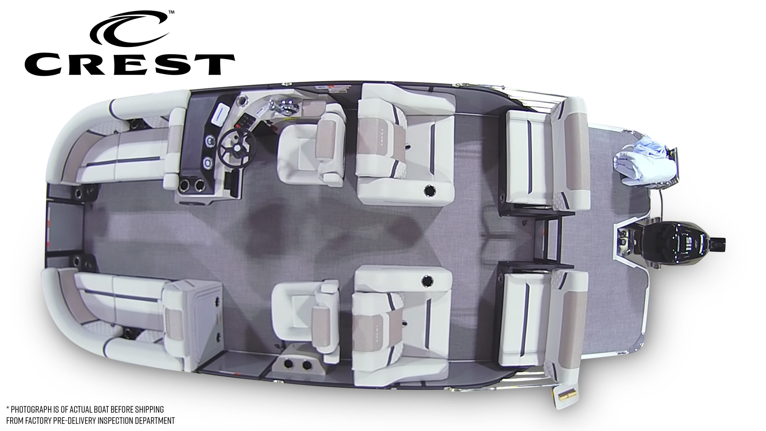 2026 Crest Conquest 230 SLRC Mercury 115hp Command Thrust