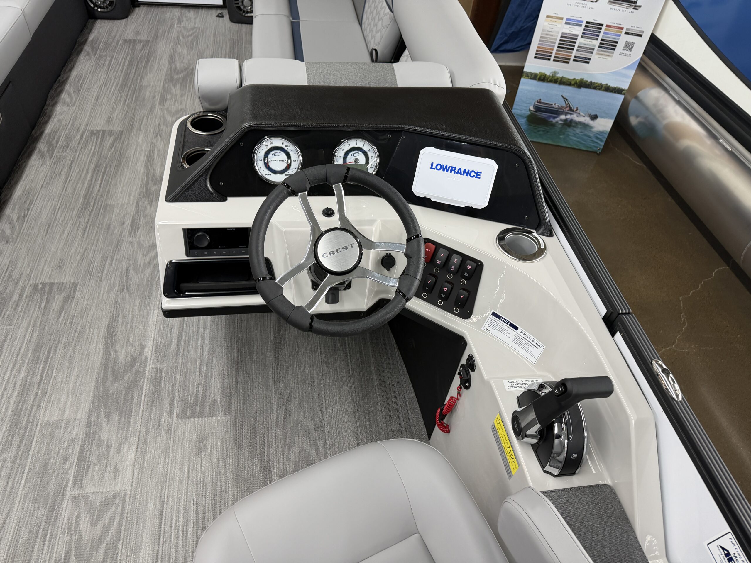 2026 Crest Conquest 250 SLSC Tri Toon 250hp Mercury