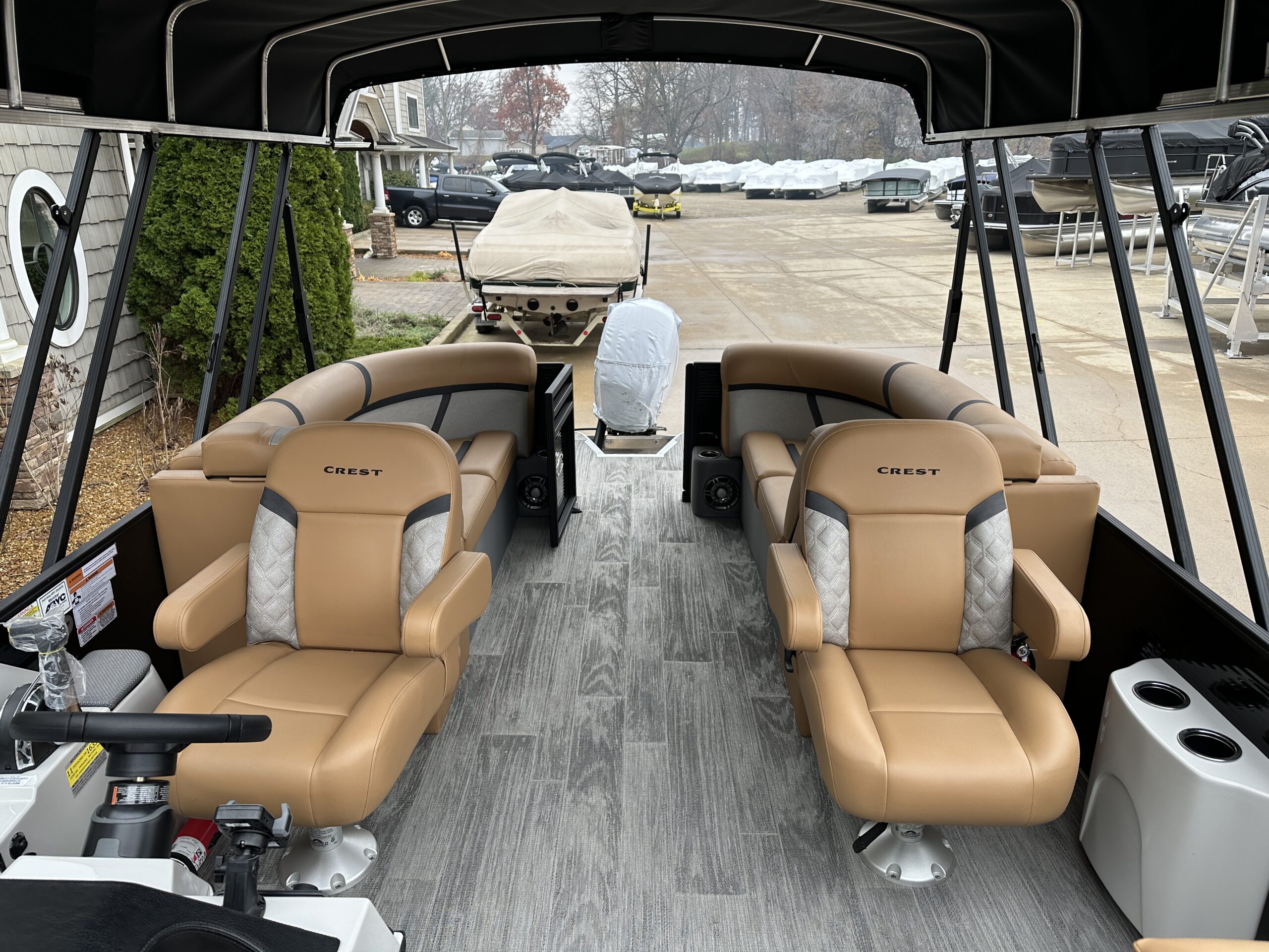 2025 Crest Classic 220 SLC Mercury 115hp  Easy Cover