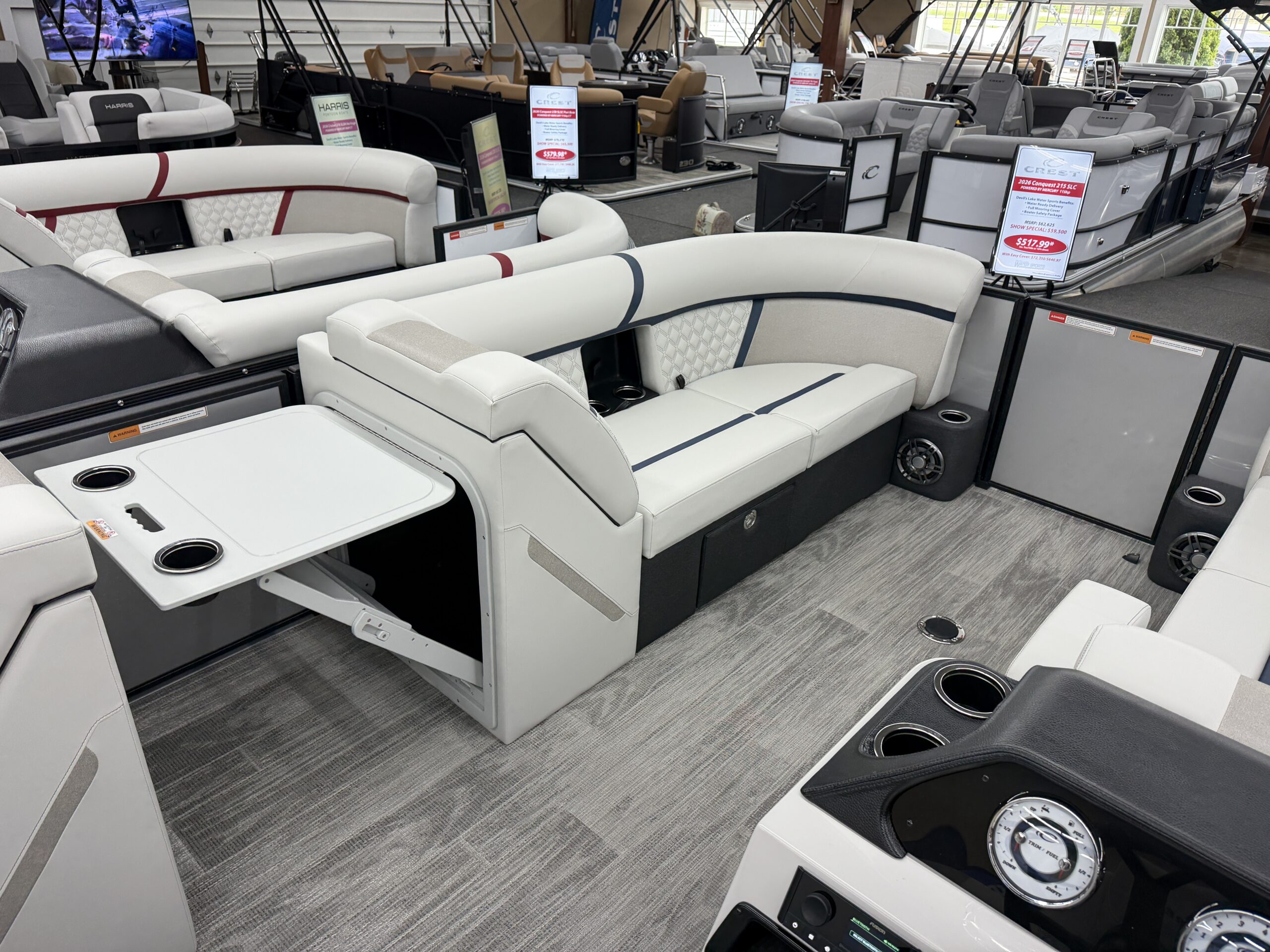 2026 Crest Conquest 215 SLS  Mercury 115hp Pro Xs
