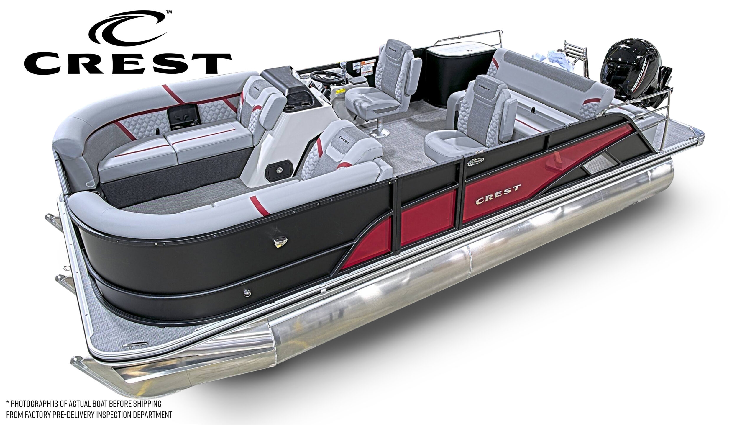 2026 Crest Conquest 215 SLSC Tri Toon Mercury 150hp