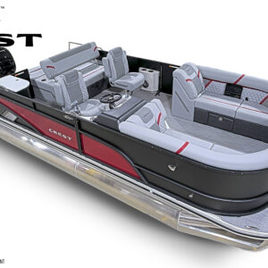 2026 Crest Conquest 215 SLSC Tri Toon Mercury 150hp