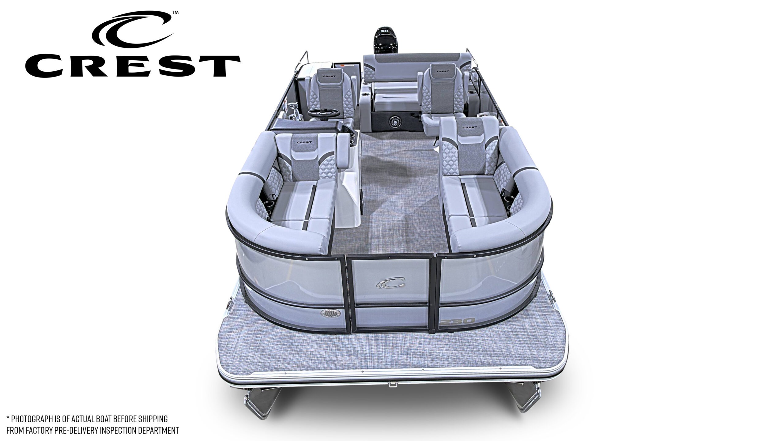 2026 Crest Conquest 230 SLSC Mercury 115hp CT