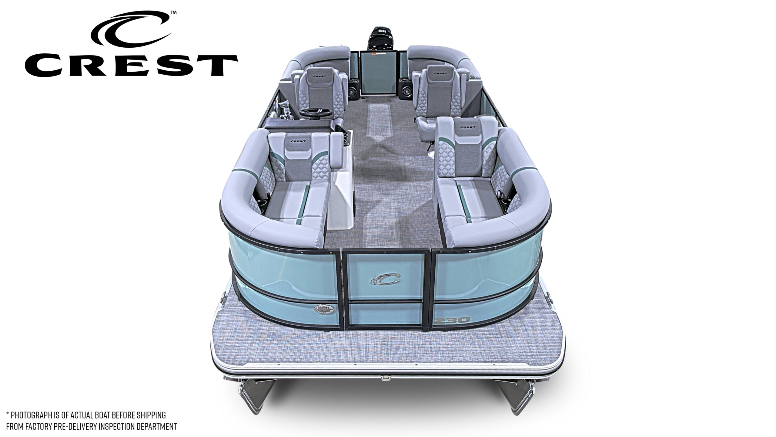 2026 Crest Conquest 230 SLC  Mercury 115hp Command Thrust