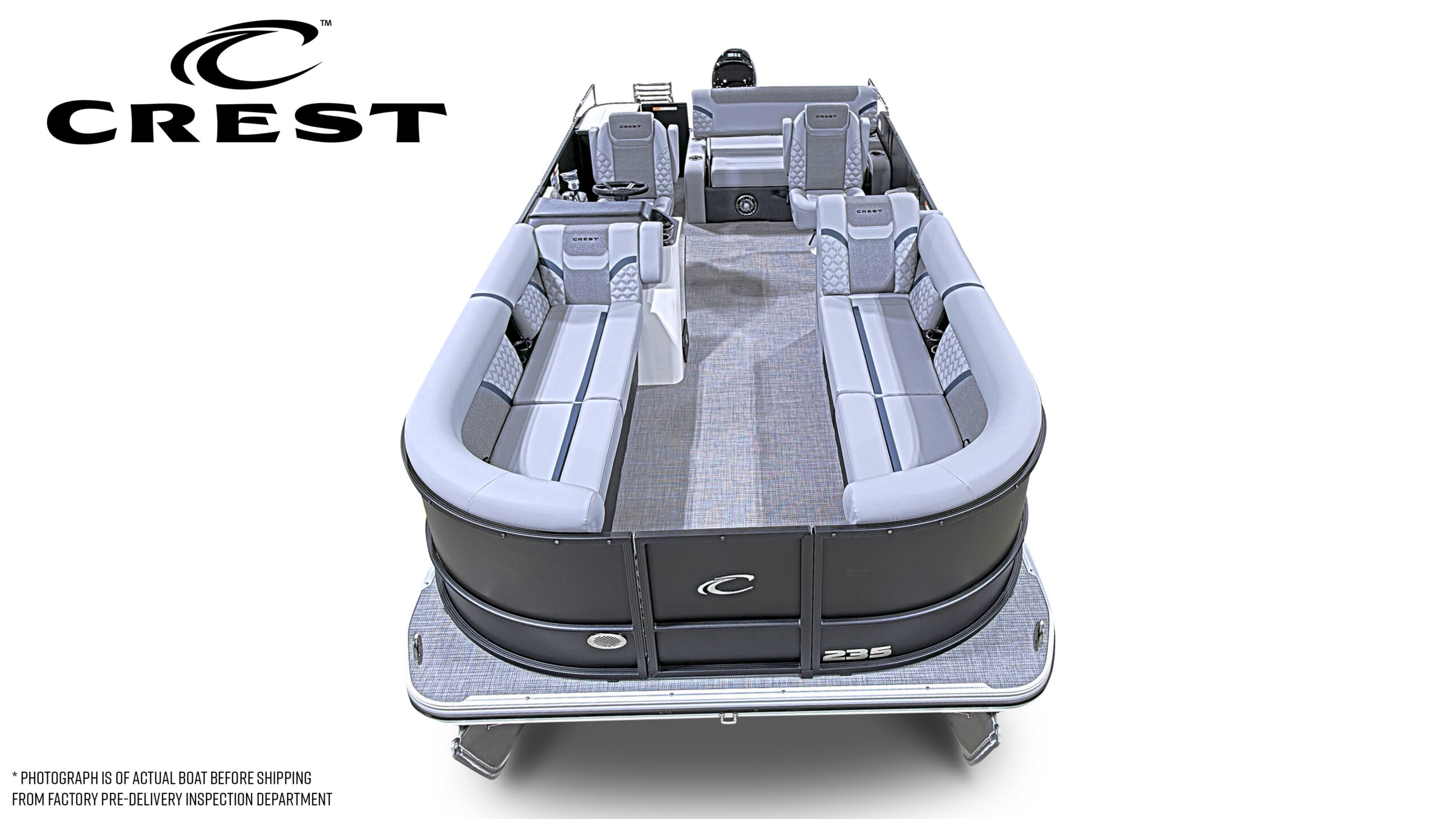2026 Crest Conquest 235 SLSC  Mercury 115hp Command Thrust