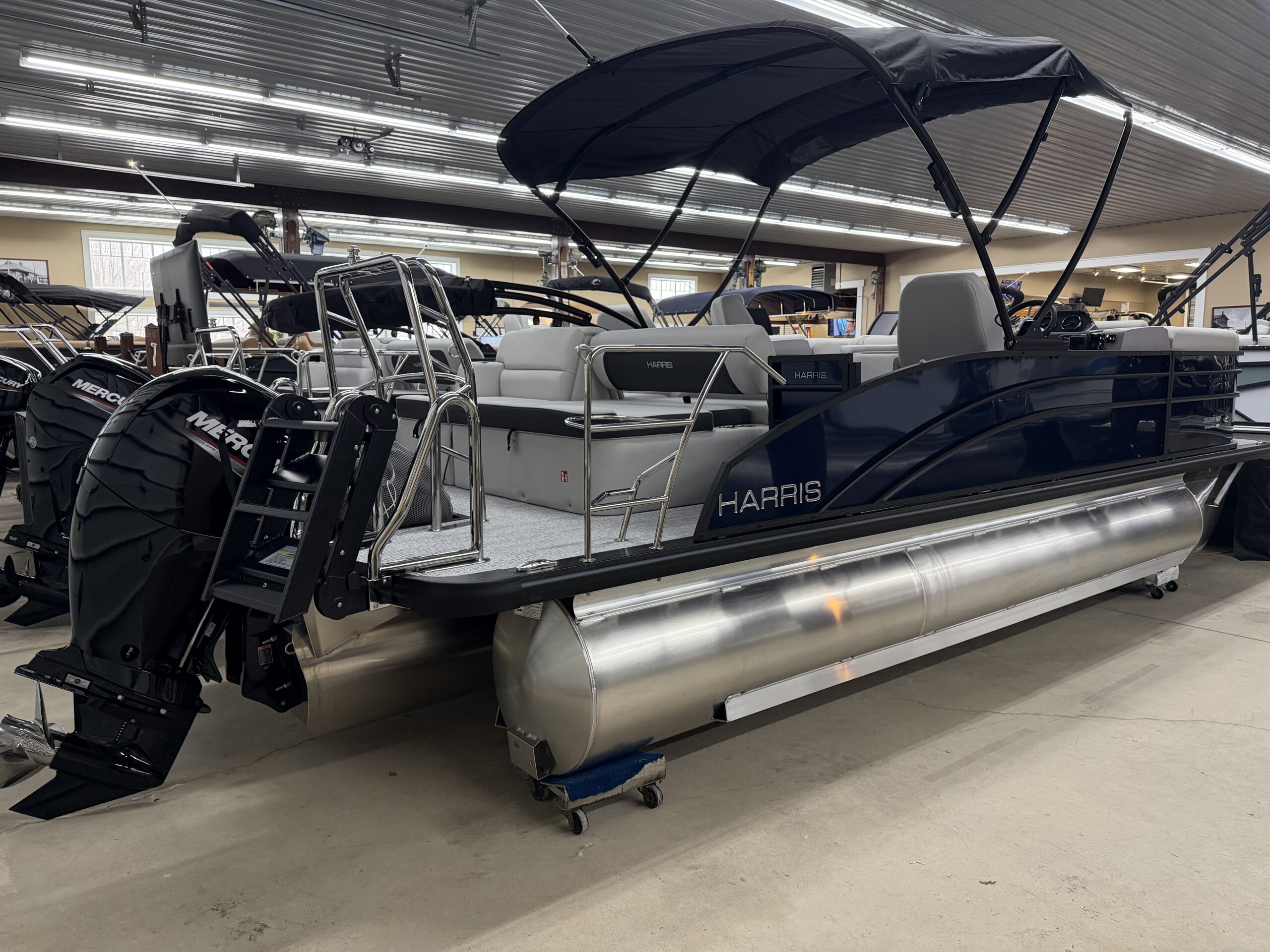 2026 Harris Cruiser 210 SLDH Tri Toon 150hp Mercury